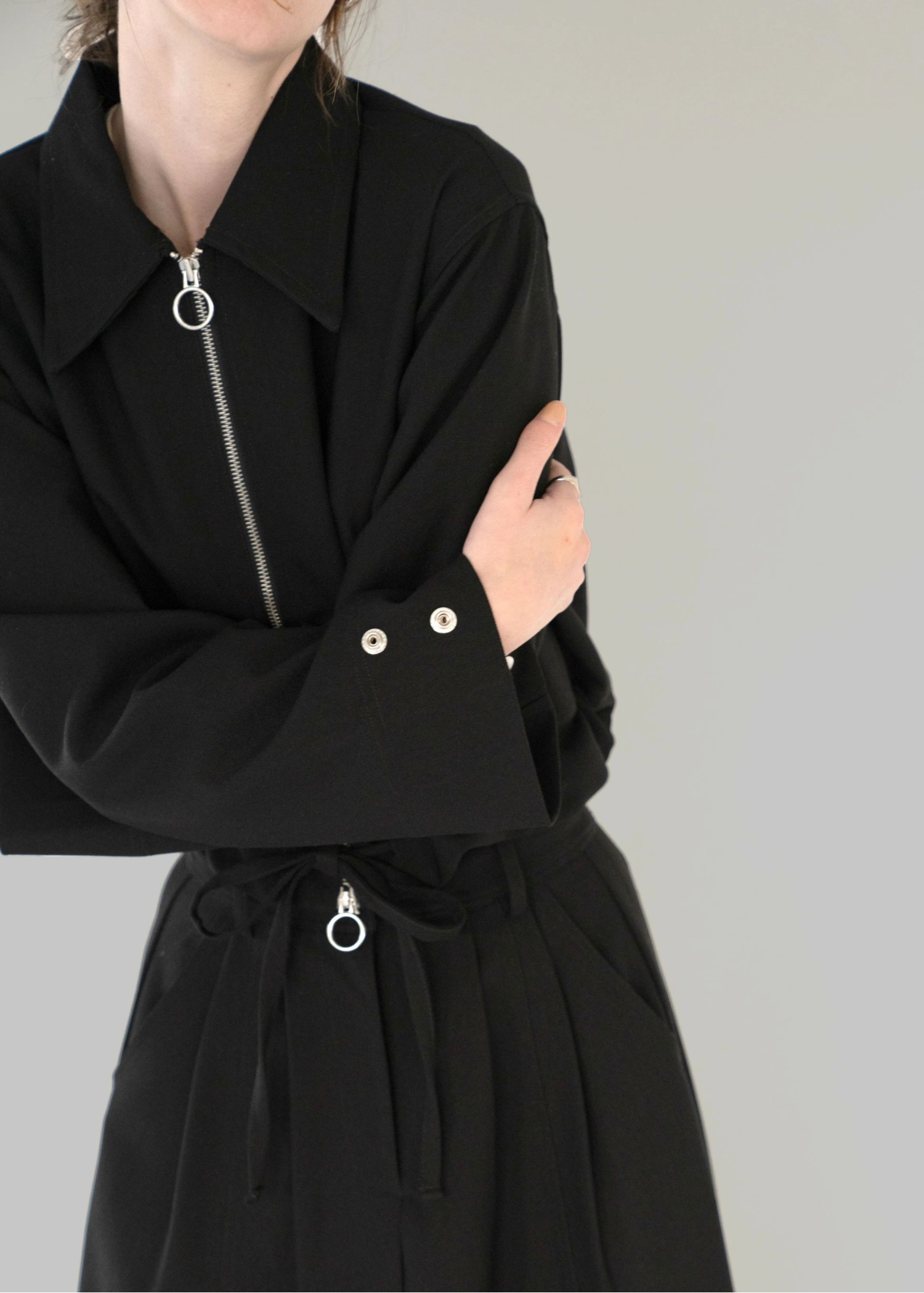 double zip carsey soutien collar JK