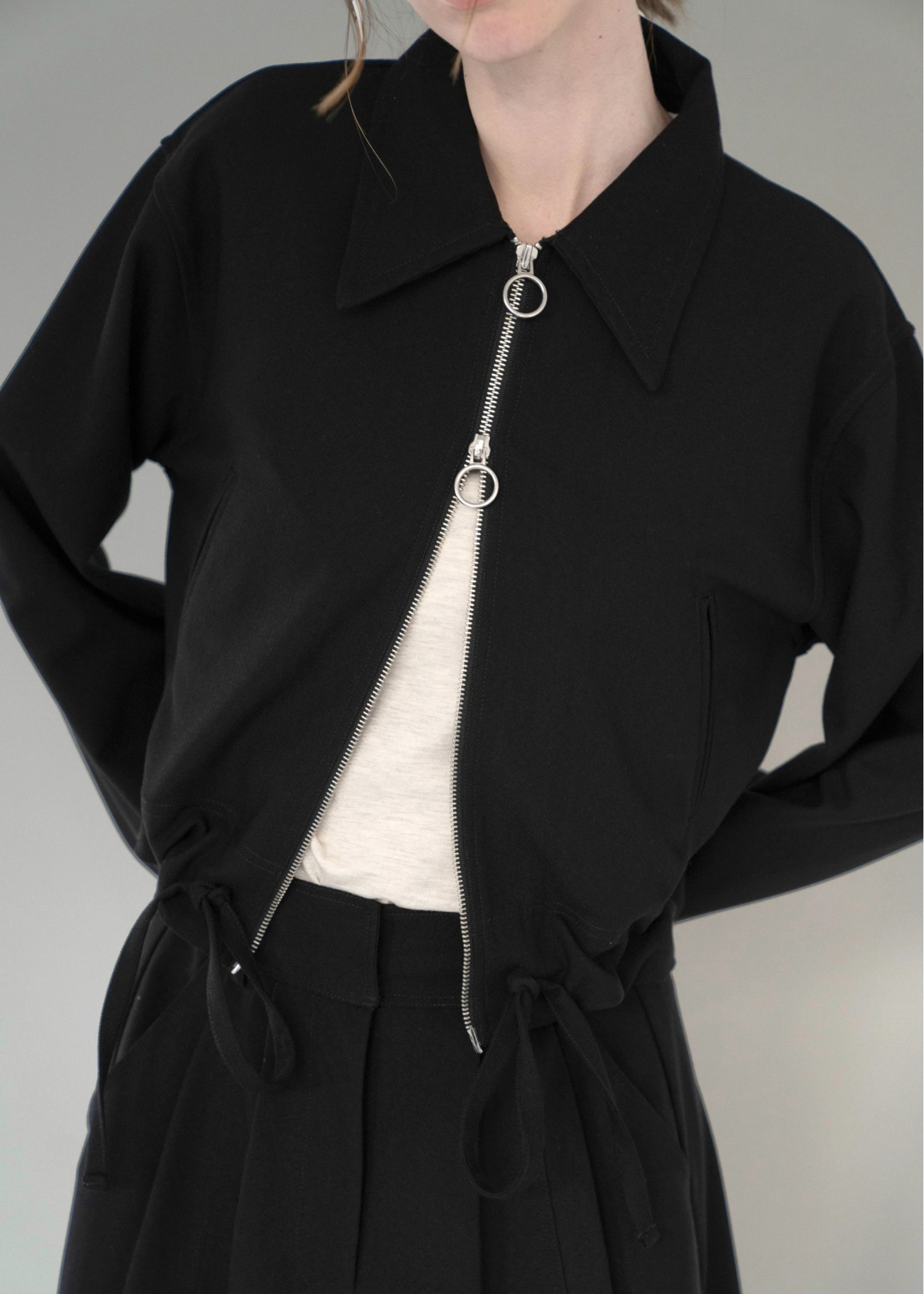 double zip carsey soutien collar JK