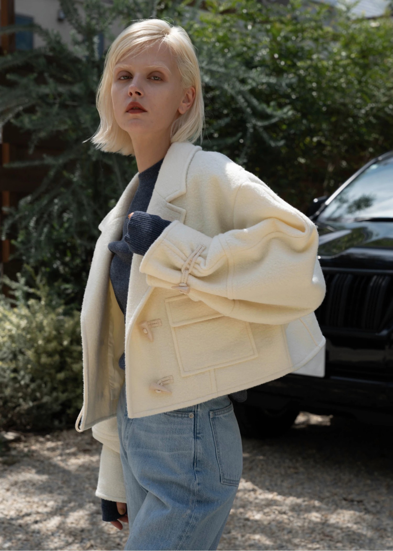 toggle construct sleeve JK/coat