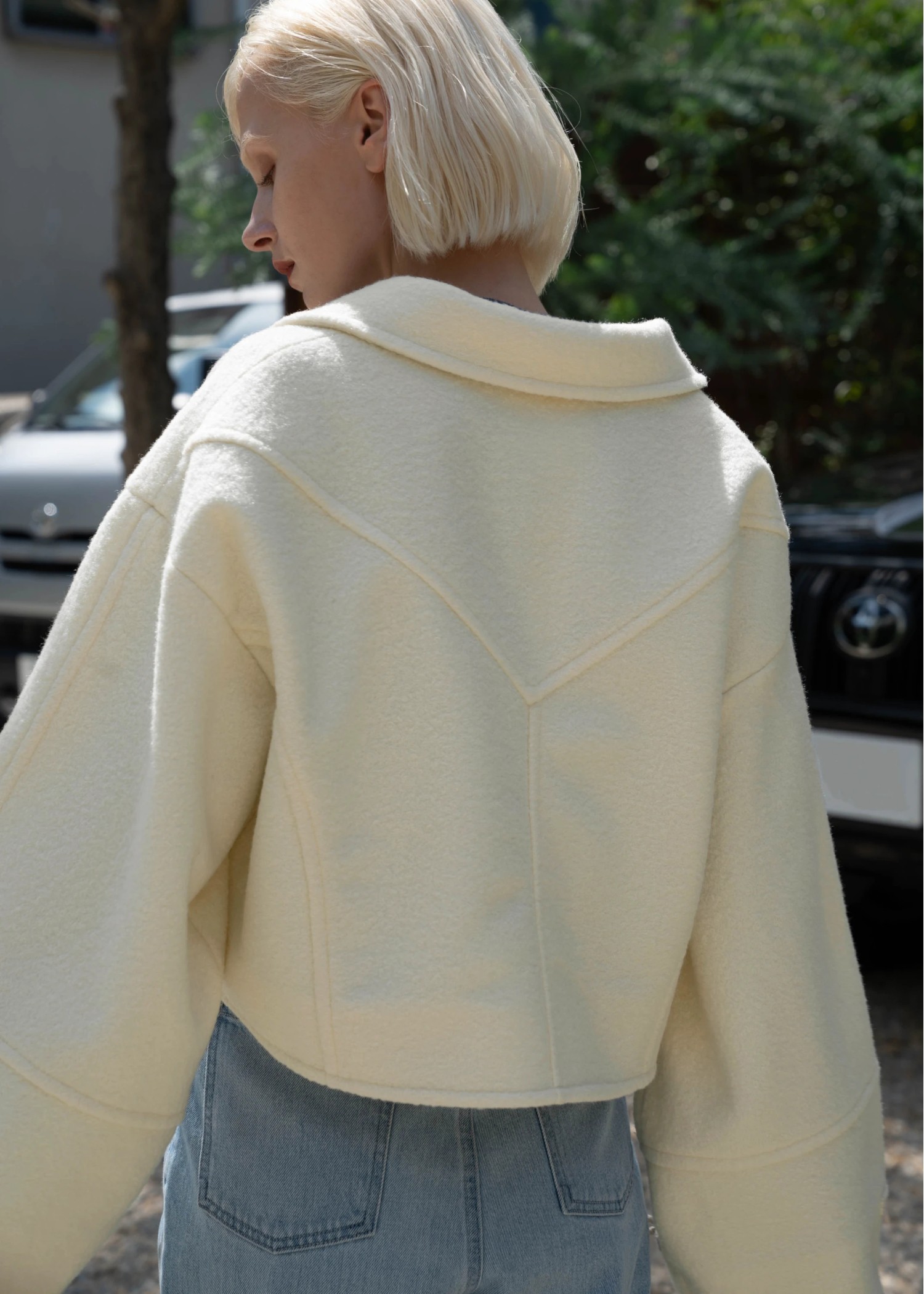 toggle construct sleeve JK/coat