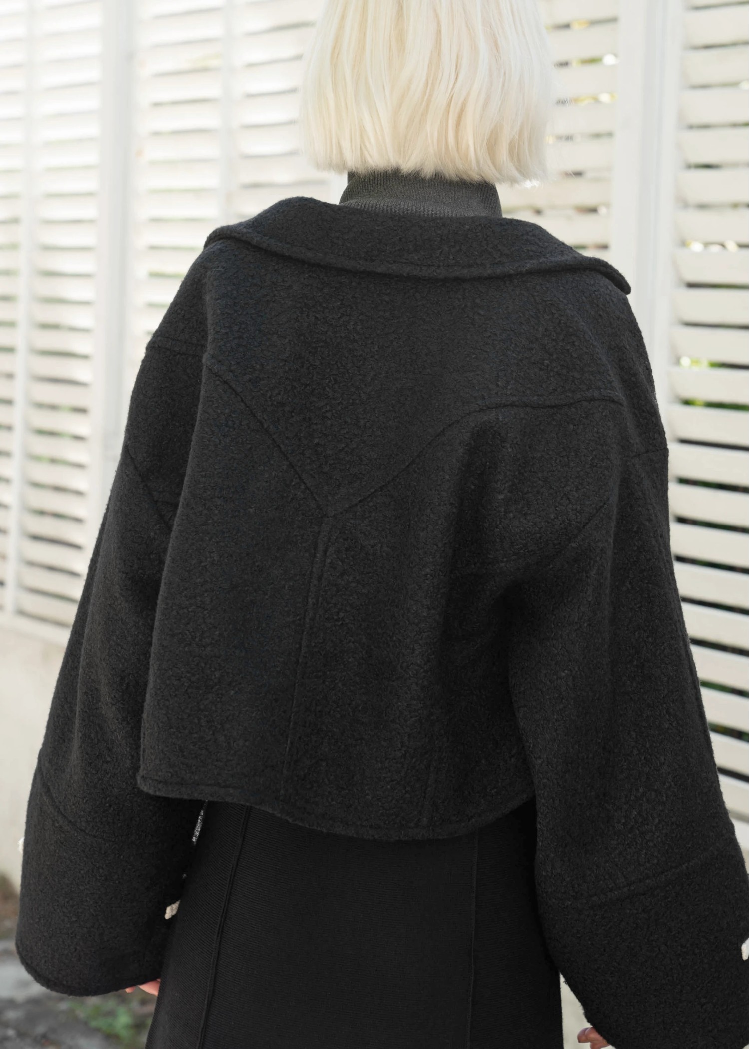 toggle construct sleeve JK/coat