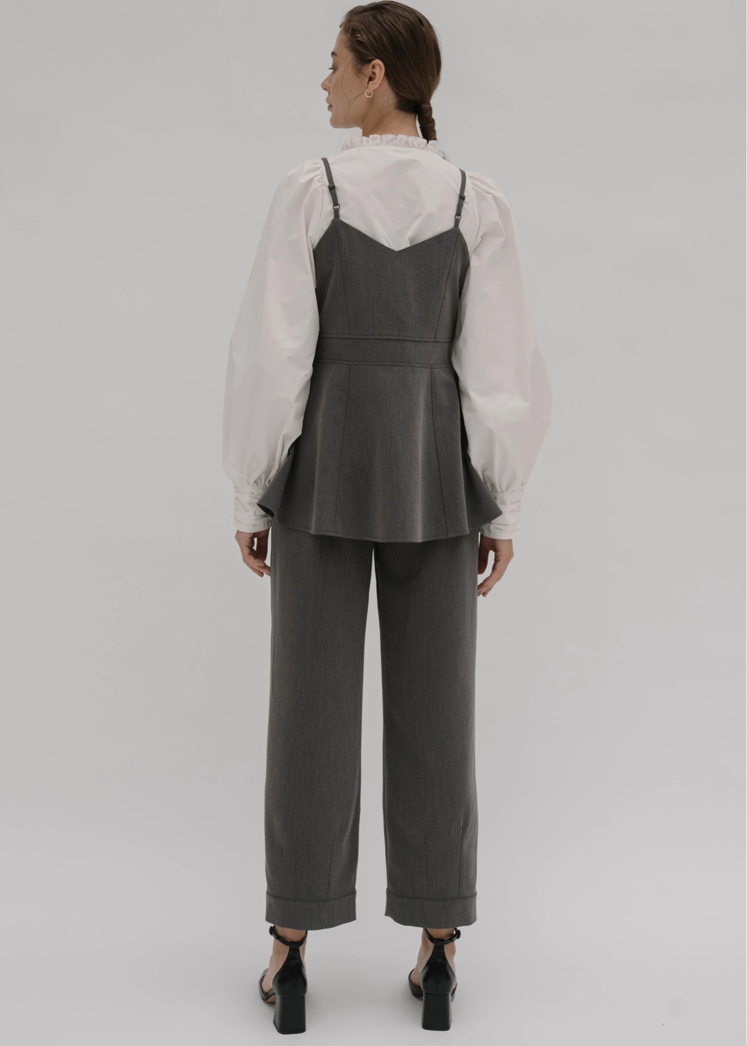 waist tuck asymmetry pocket cocoon PT