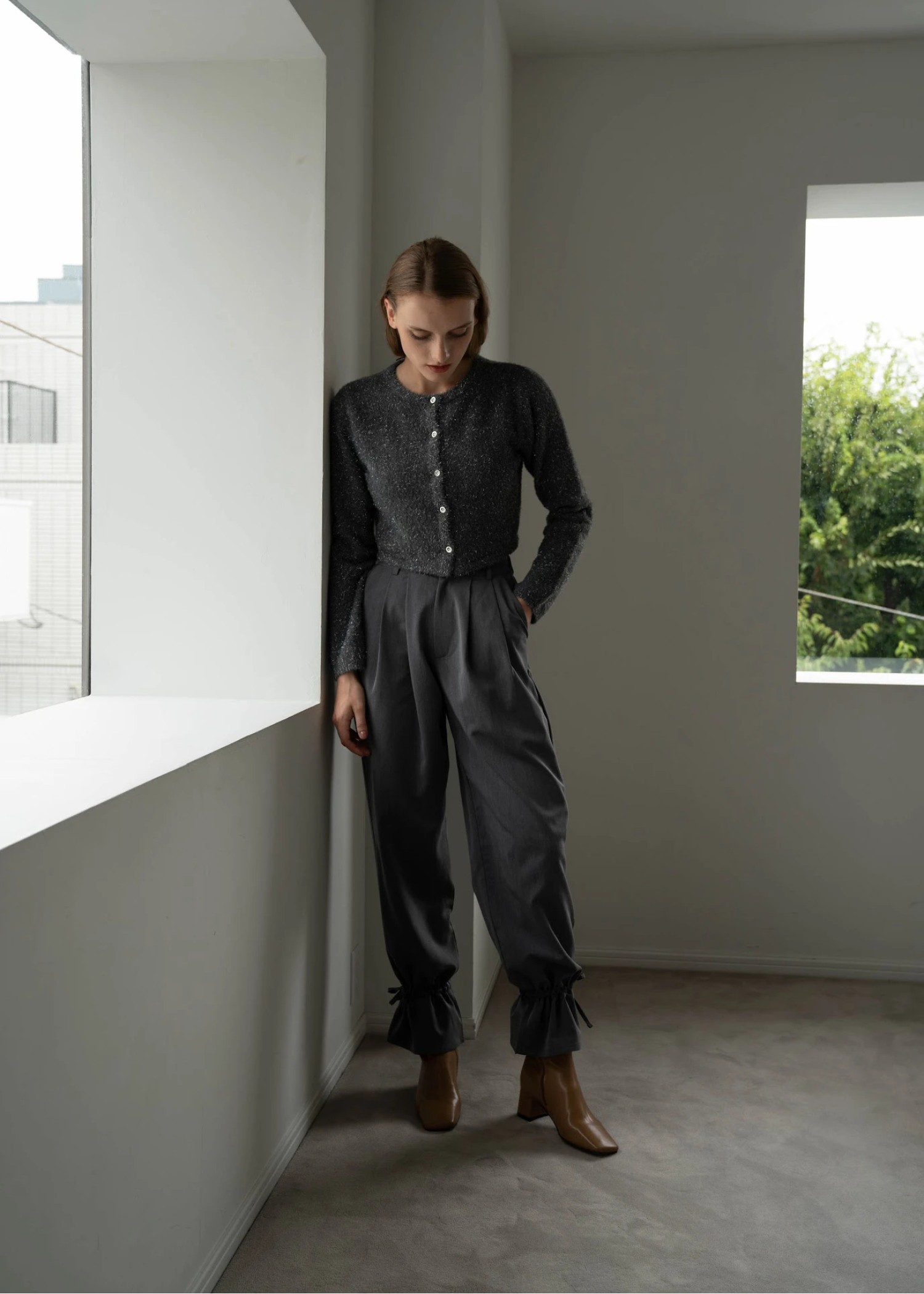 hem drawstring ribbon tuck PT