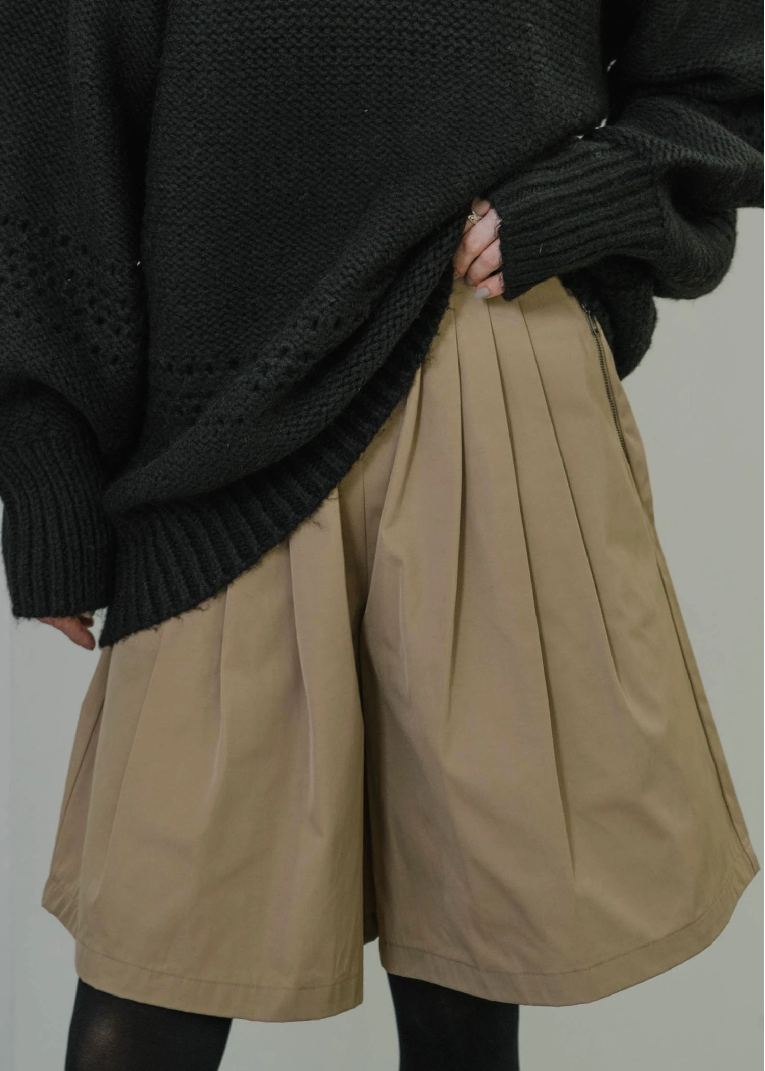 lavish volume tuck culotte PT