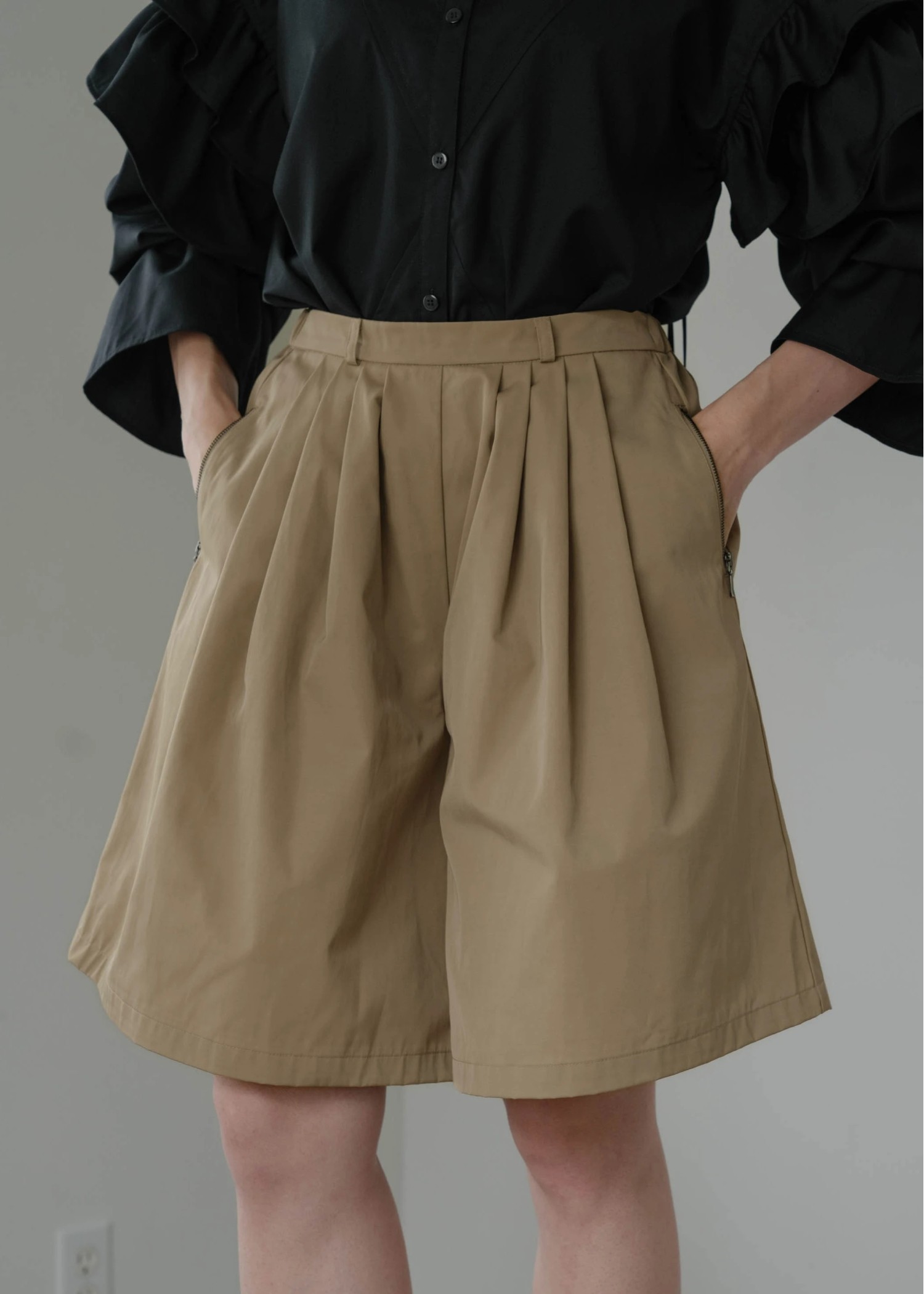 lavish volume tuck culotte PT