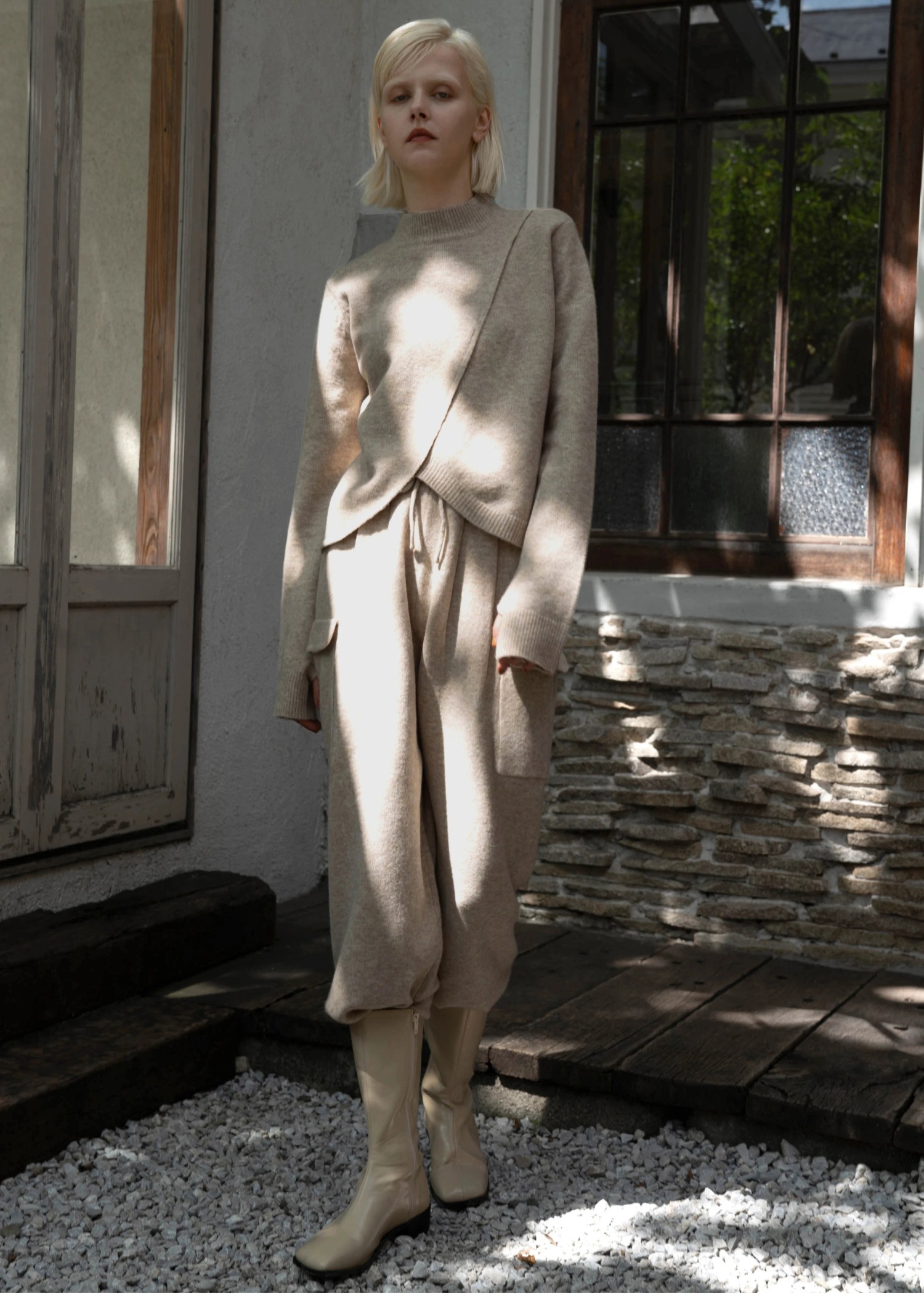 side pocket comfortable knit PT