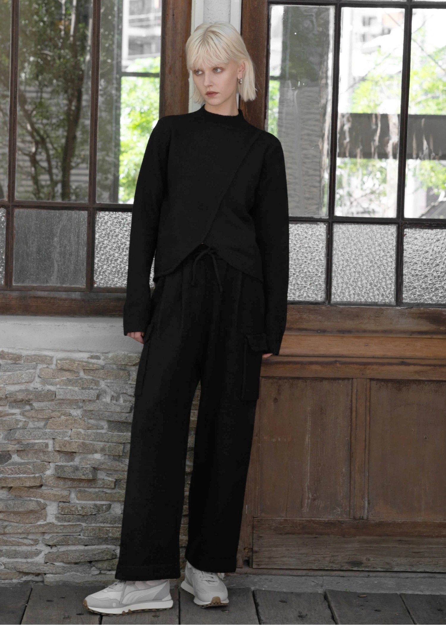 side pocket comfortable knit PT