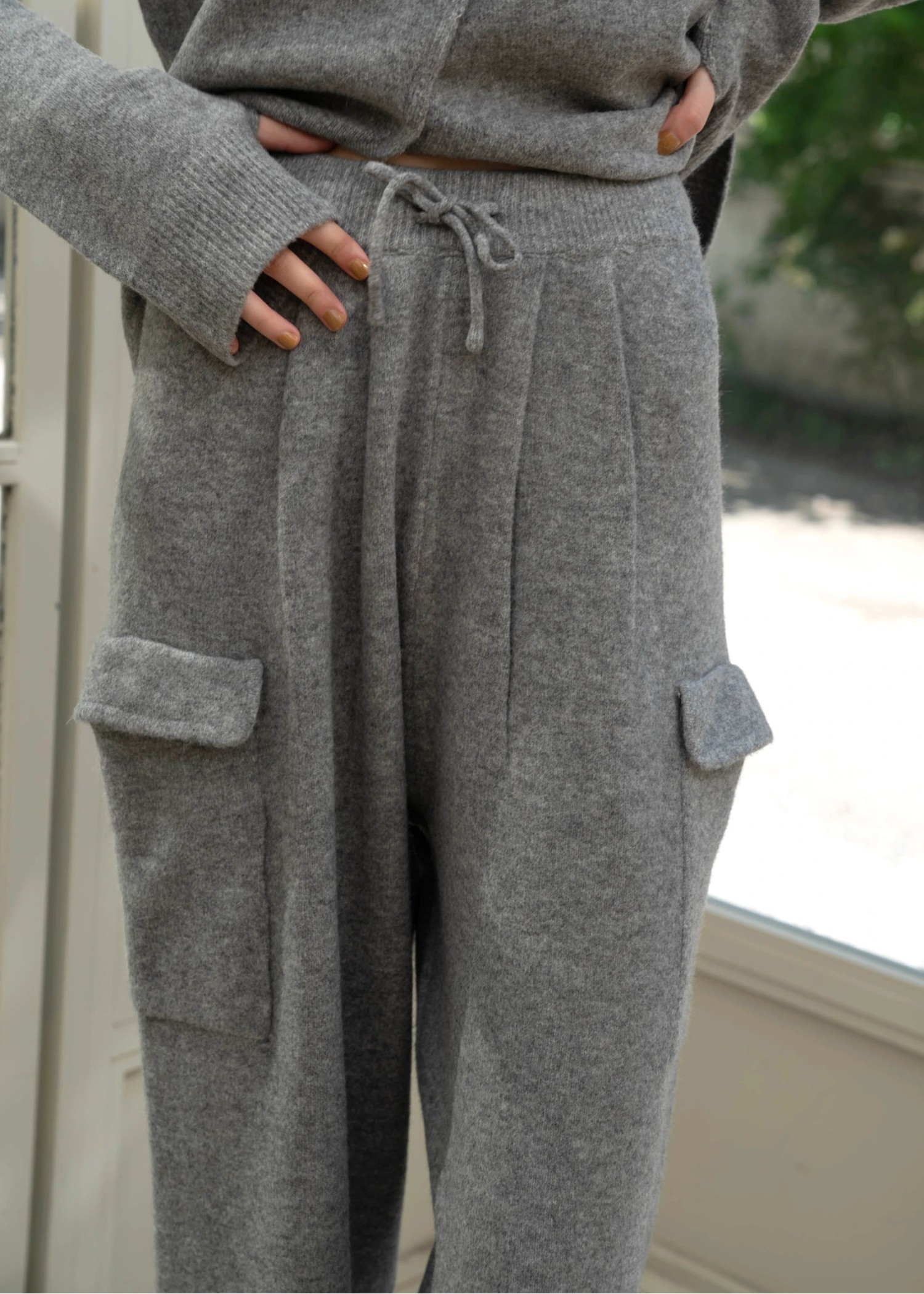 side pocket comfortable knit PT