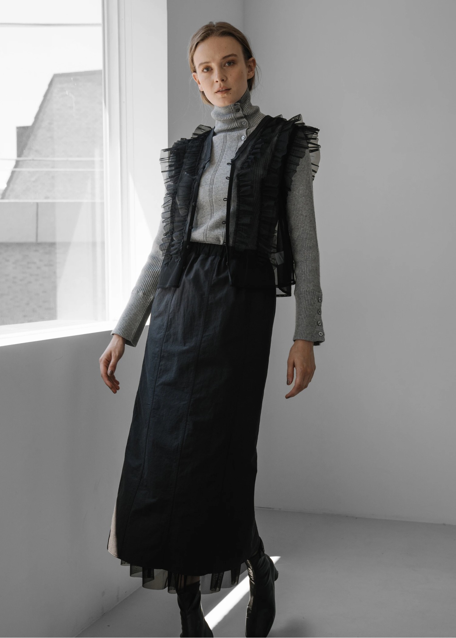 reversible tulle modulate panel SK