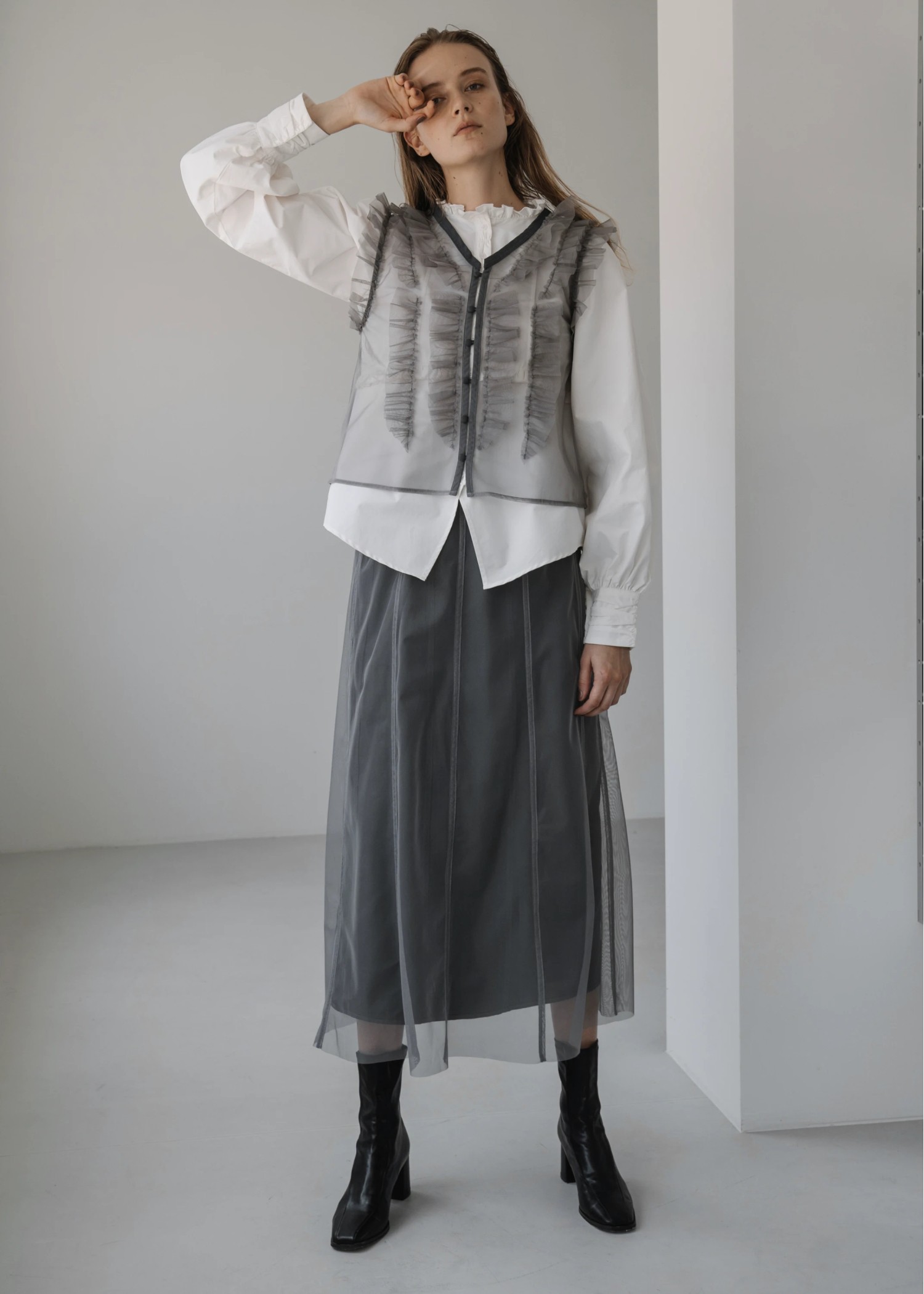 reversible tulle modulate panel SK