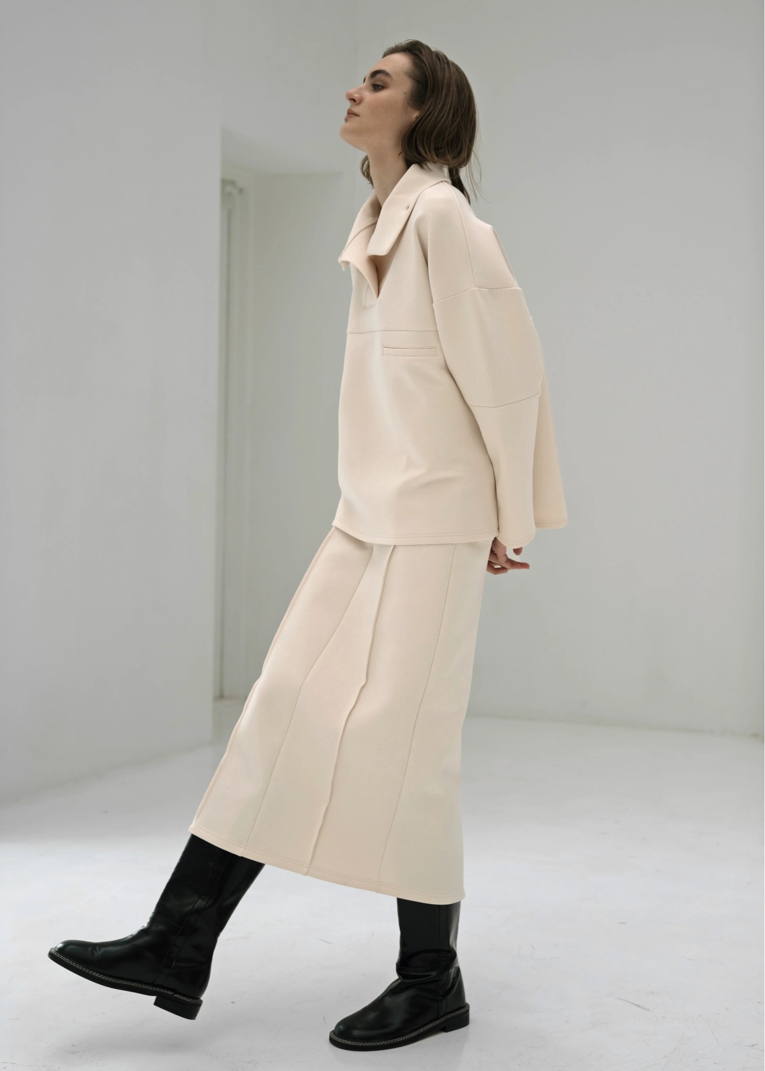 ponte pencil center seam SK