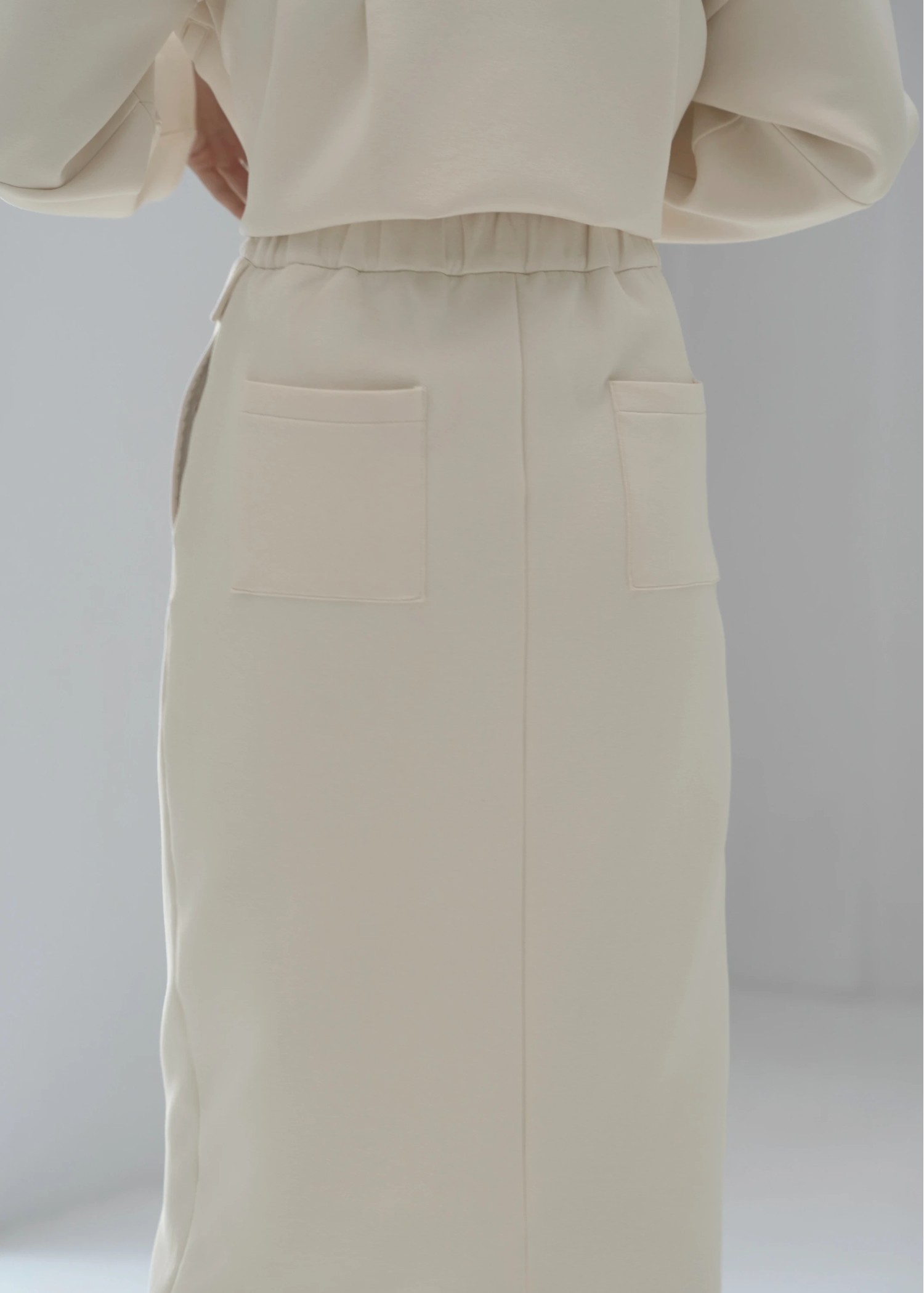 ponte pencil center seam SK