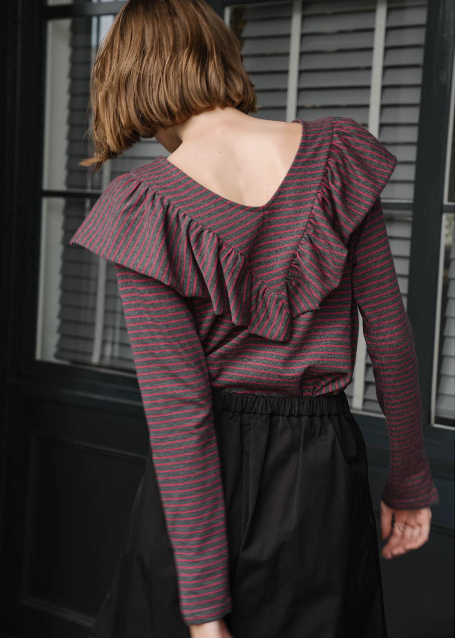 frill border cut and sew tops