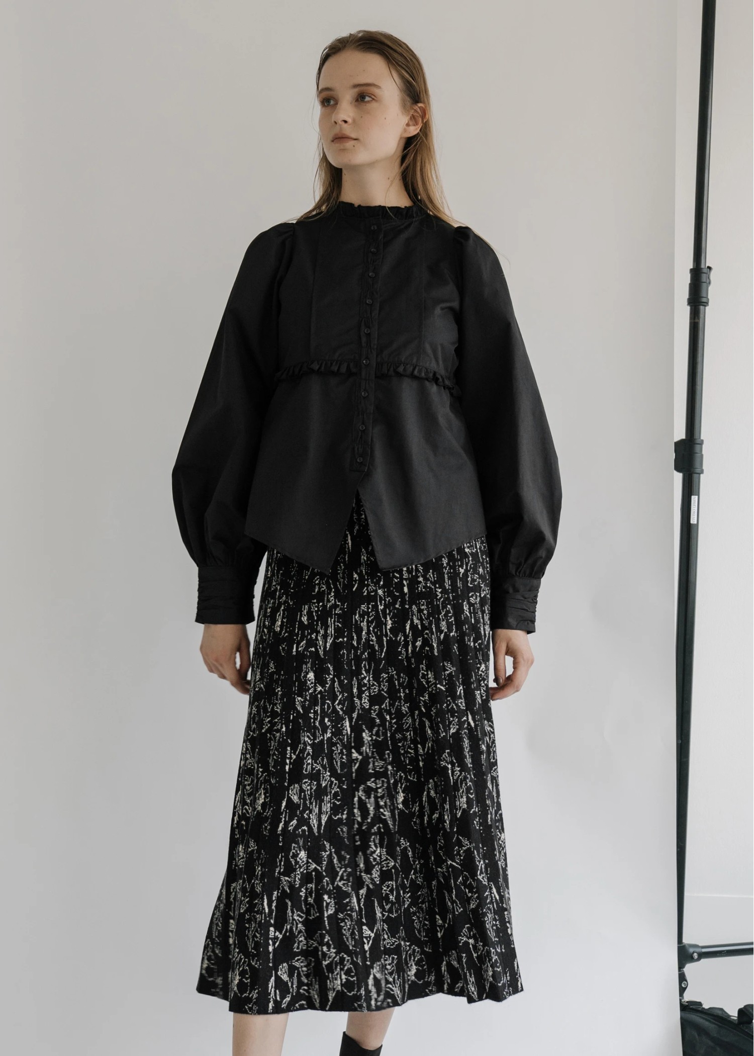 gather point frill transition BL