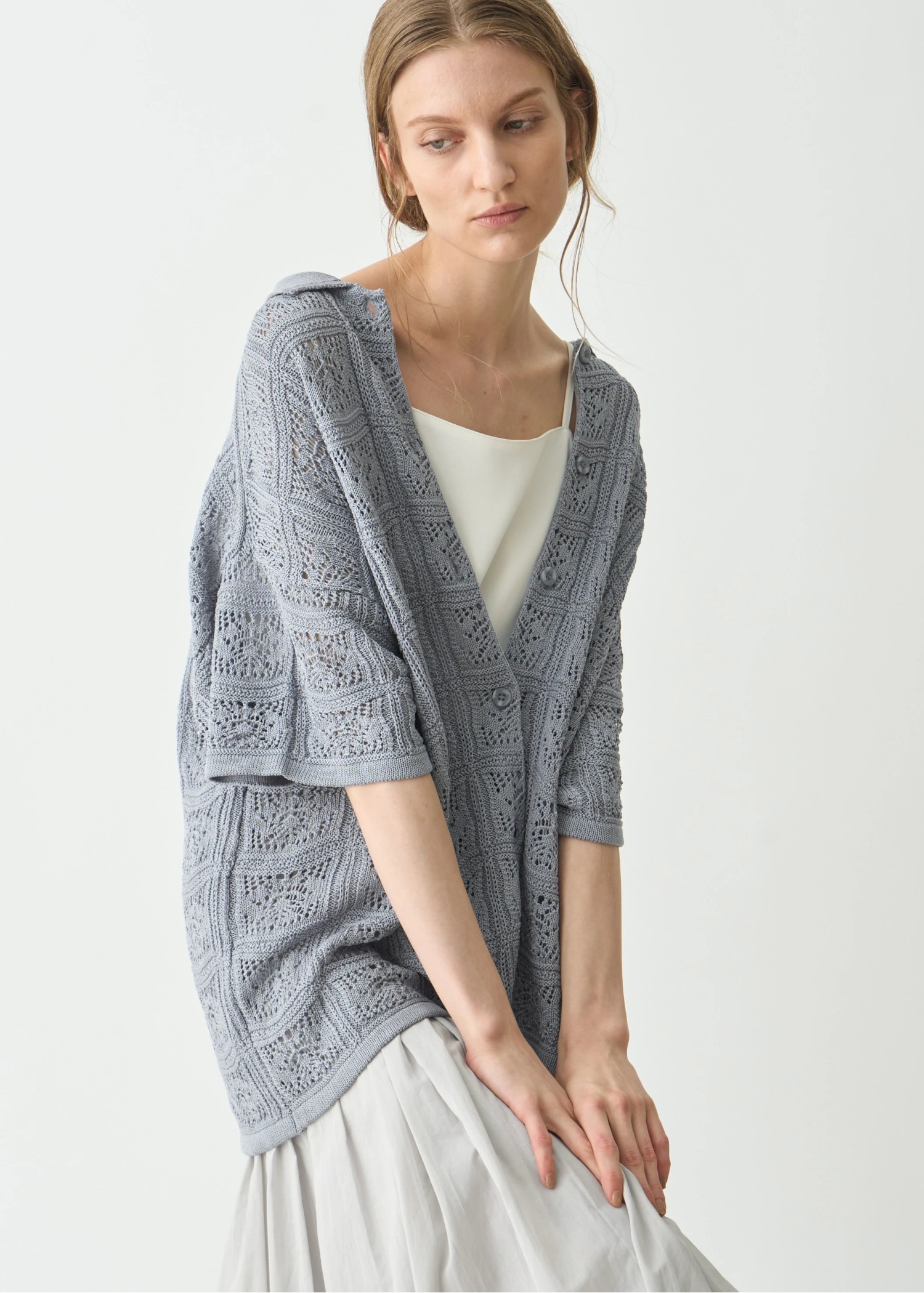 crochet shirt design half sleeve knit