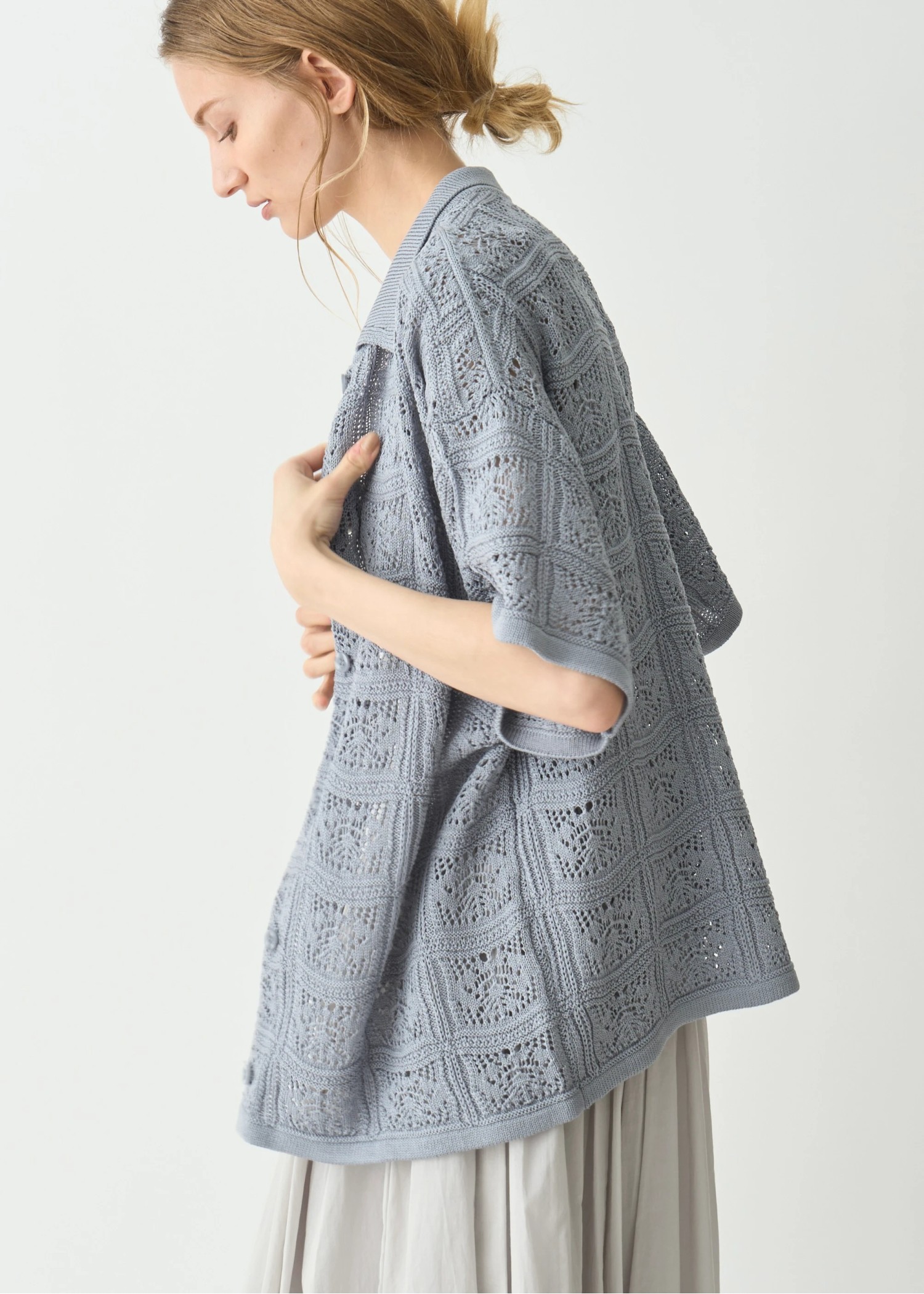 crochet shirt design half sleeve knit