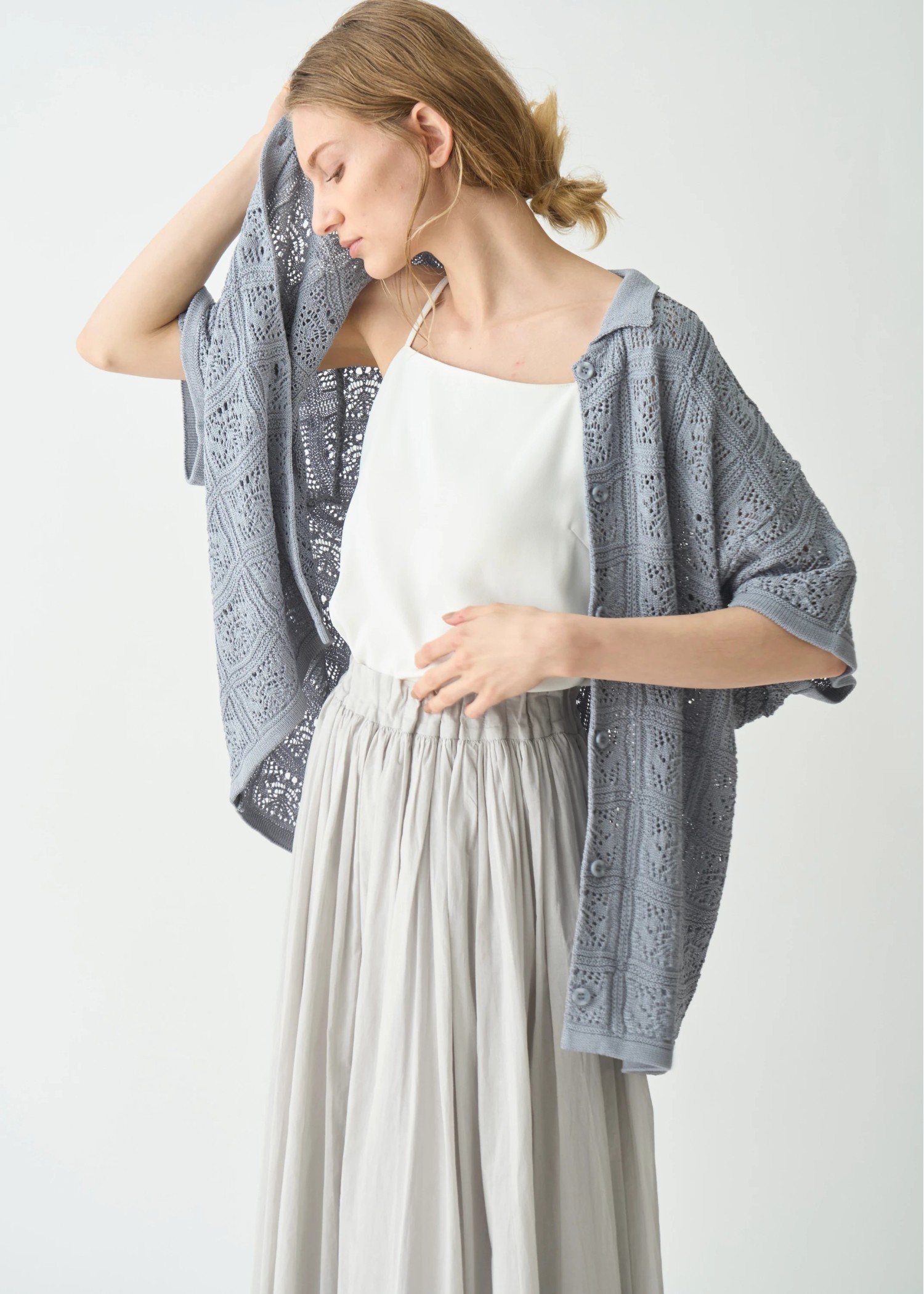 crochet shirt design half sleeve knit