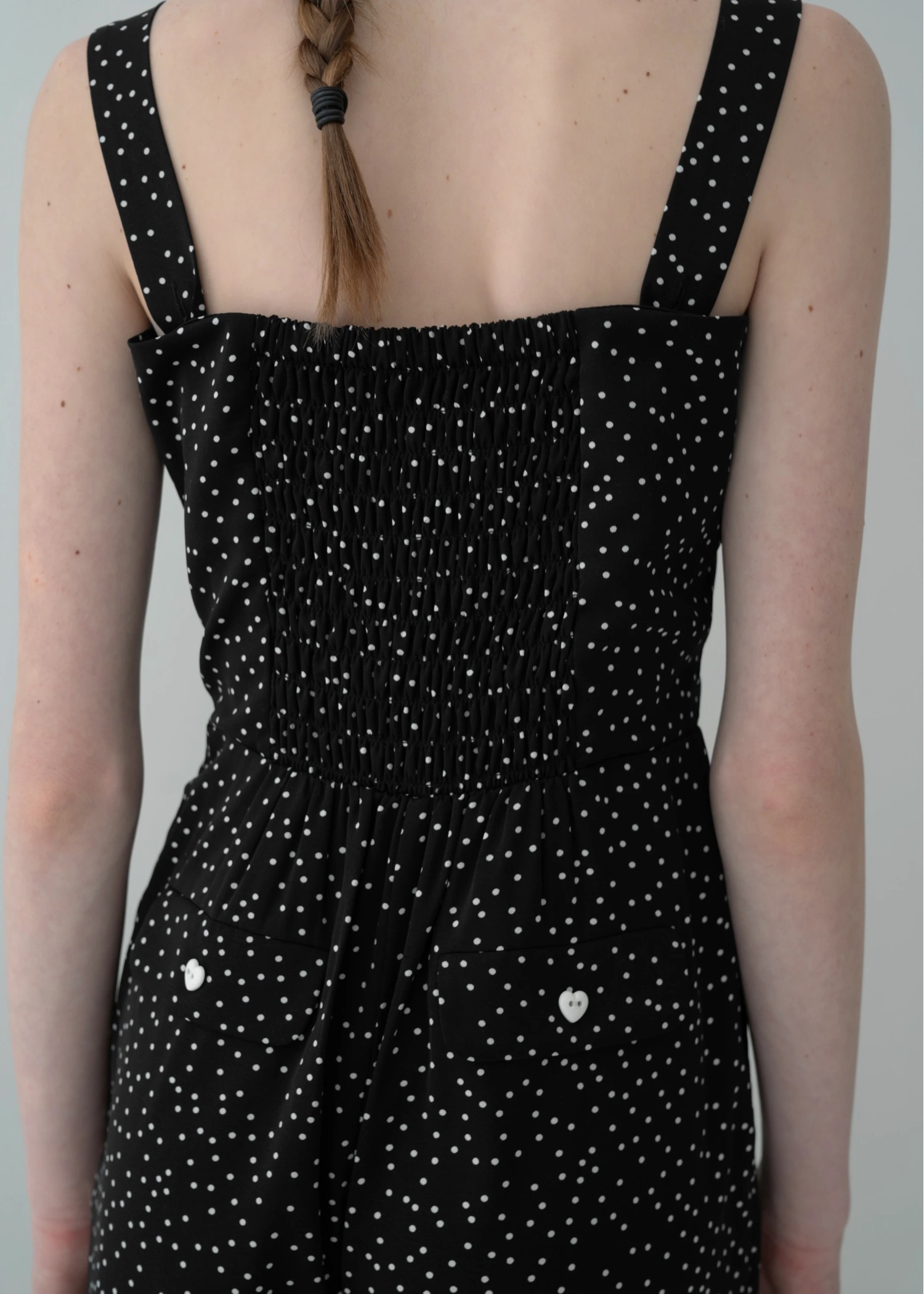 random dot heart button all-in-one