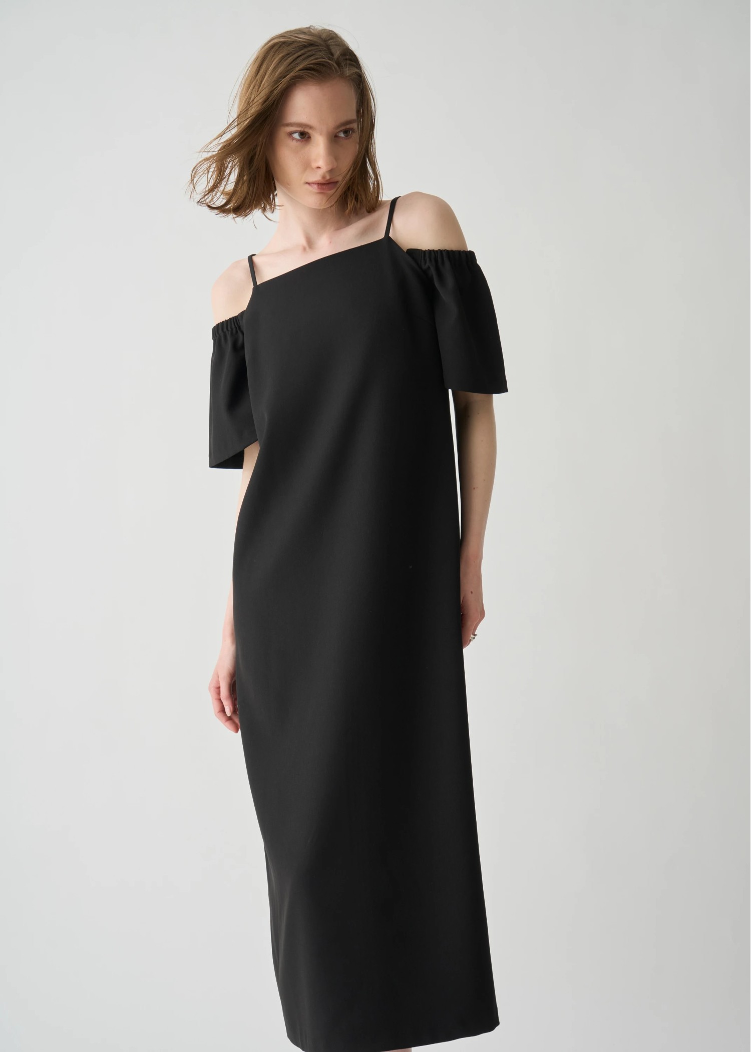 removable sleeve square neck cami OP