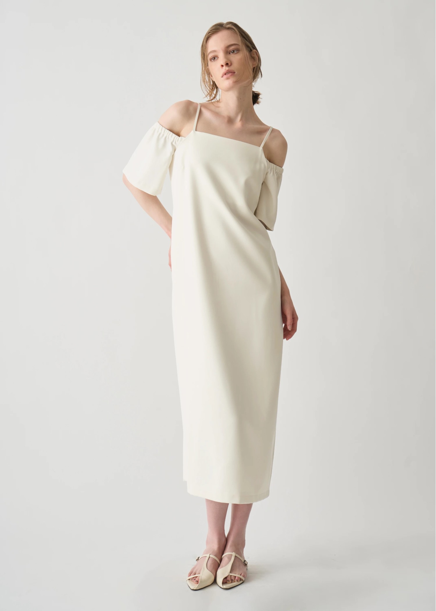 removable sleeve square neck cami OP