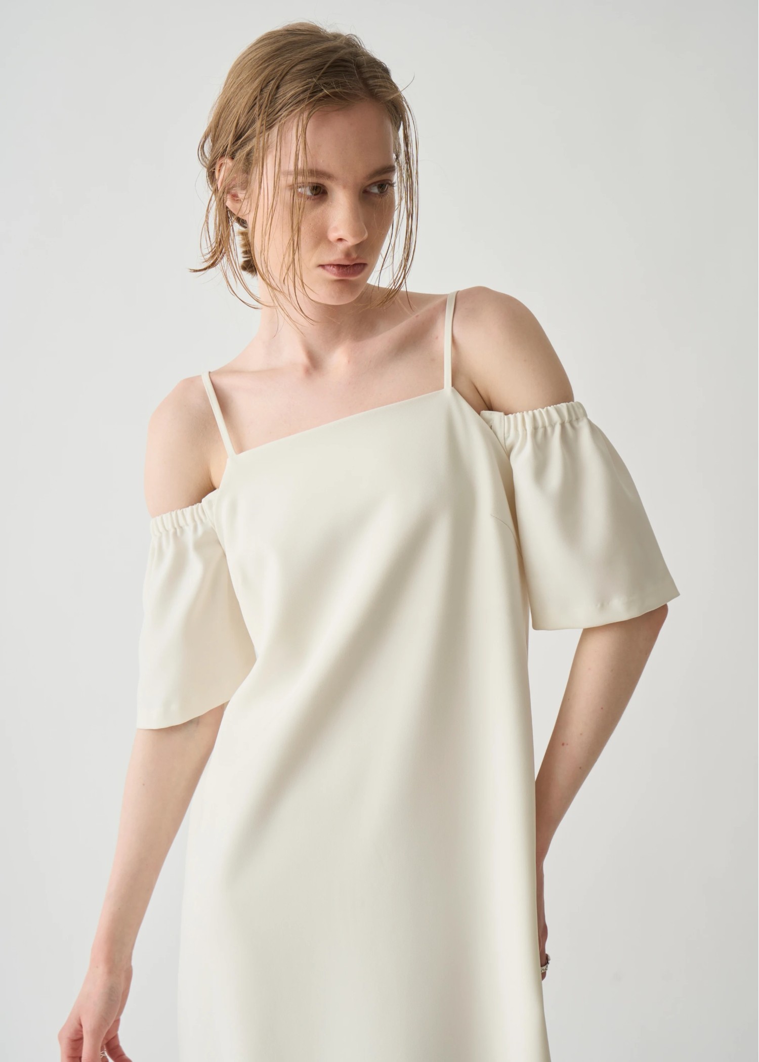 removable sleeve square neck cami OP