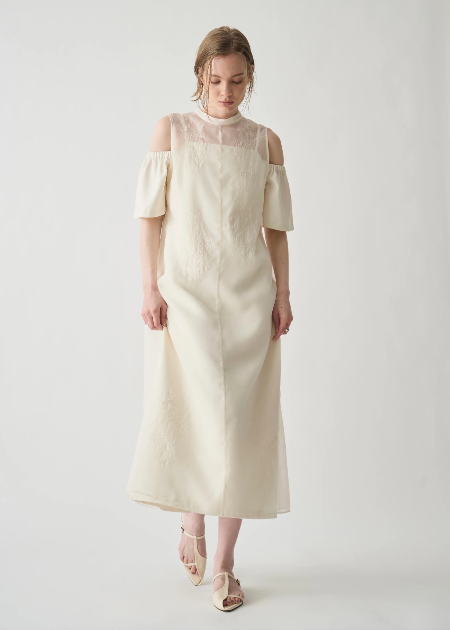 removable sleeve square neck cami OP