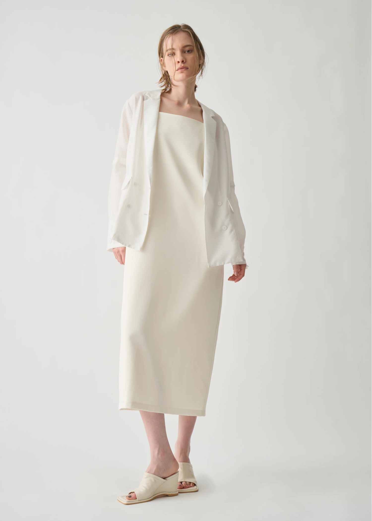 removable sleeve square neck cami OP