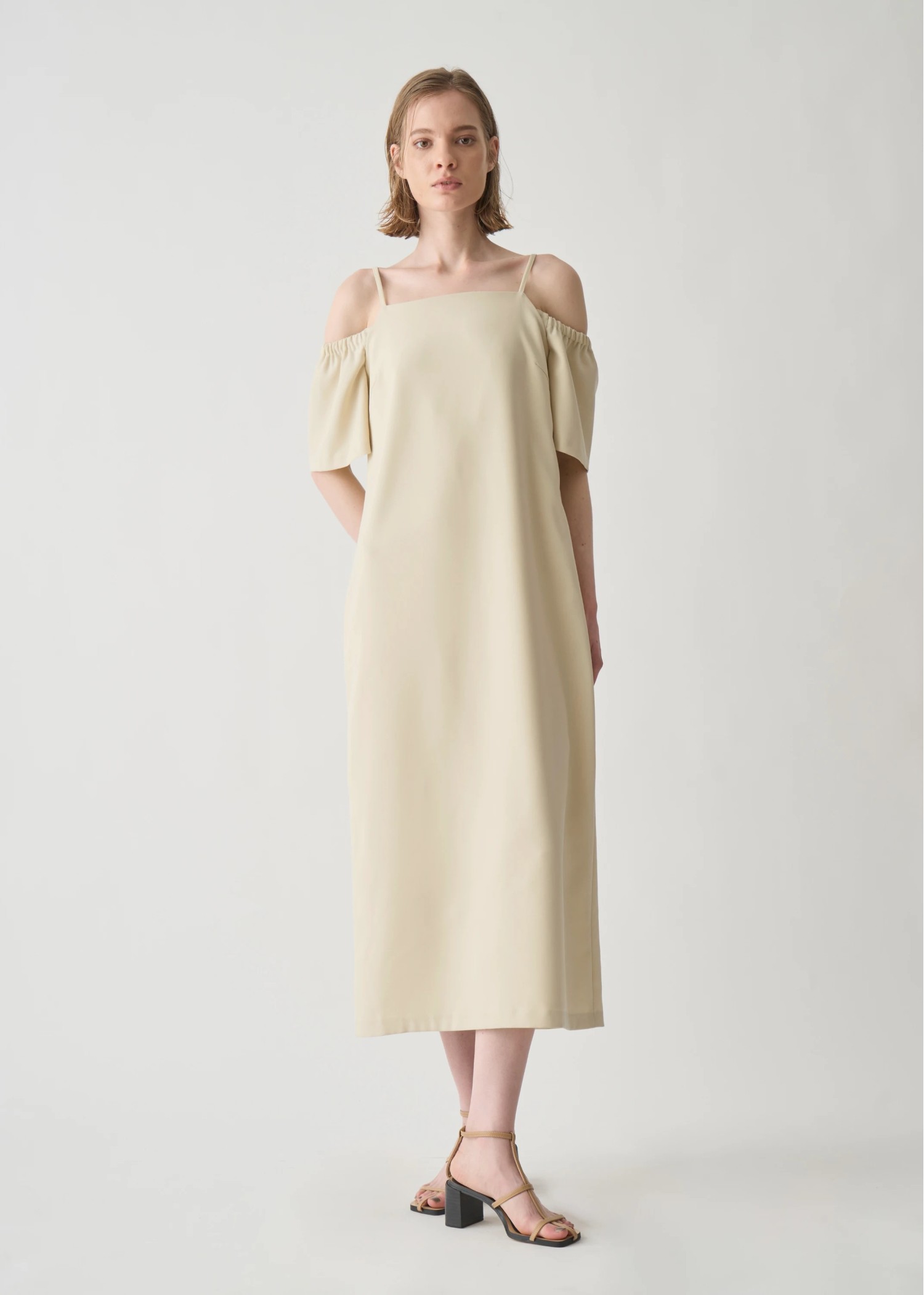 removable sleeve square neck cami OP