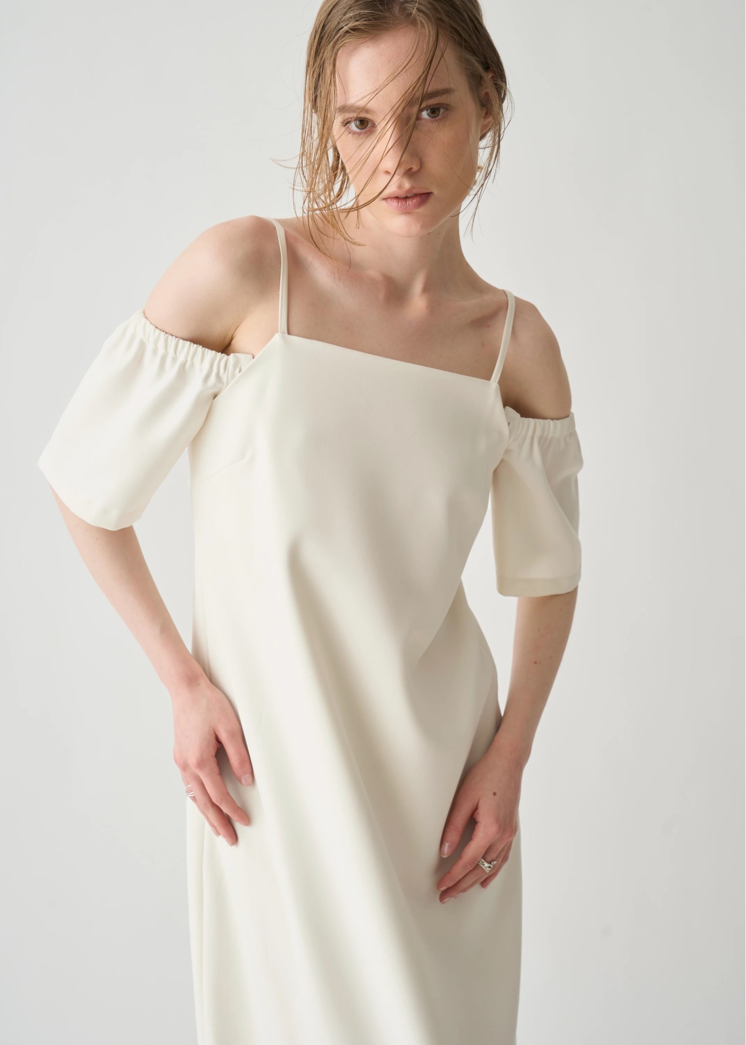 removable sleeve square neck cami OP