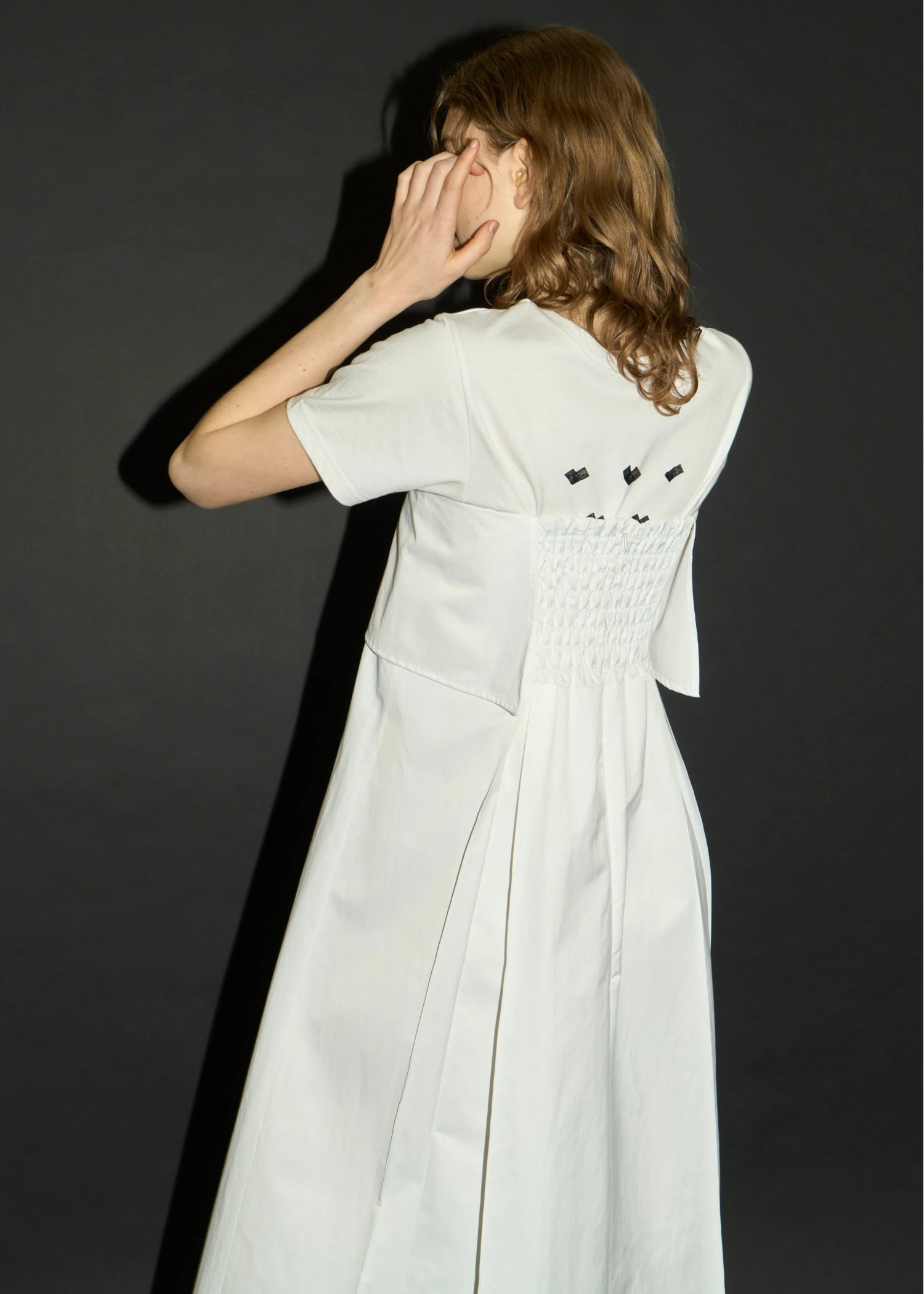 thick box pleats bare OP