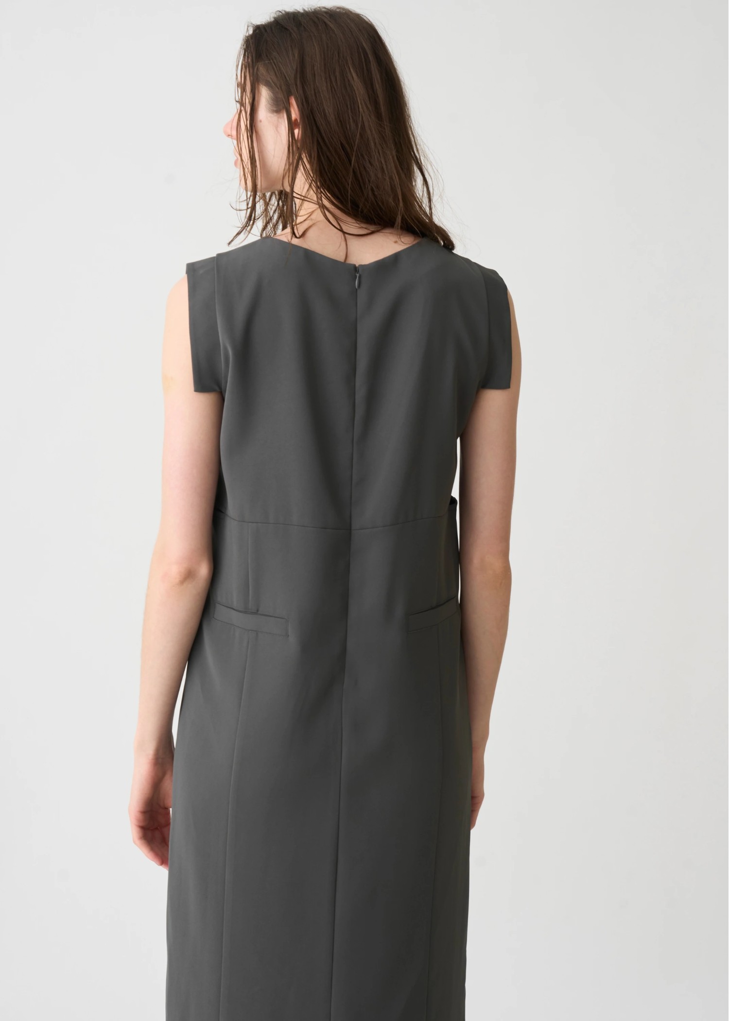 waist slit I line silhouette OP