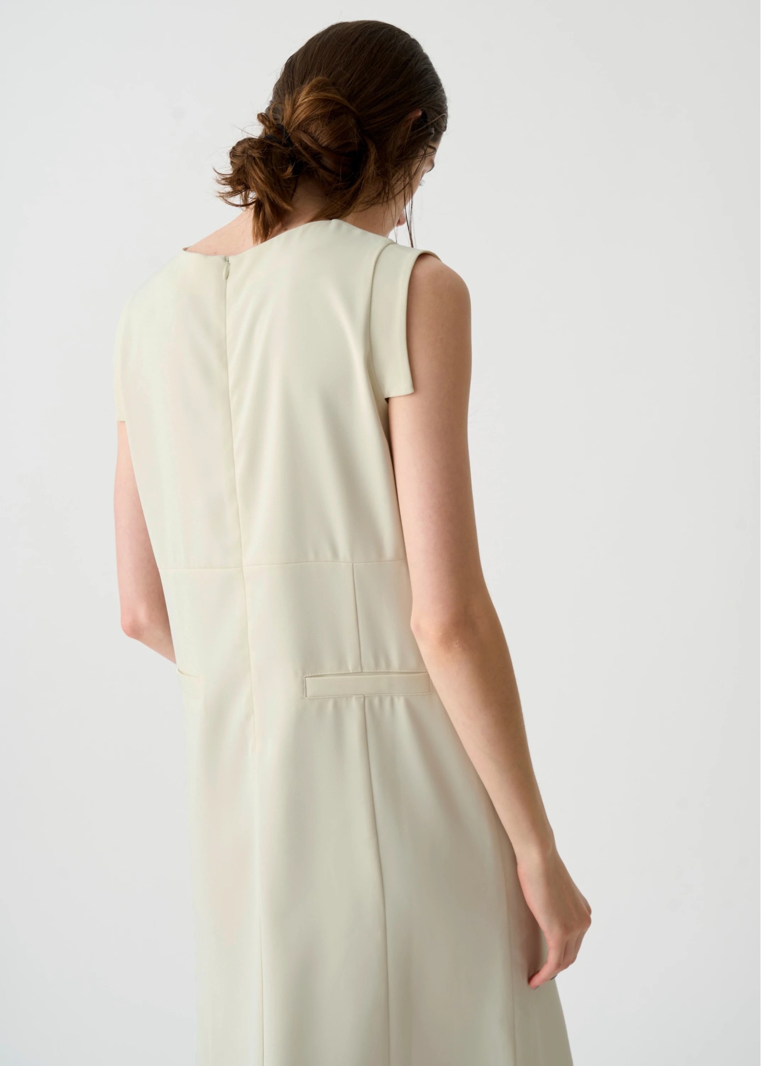 waist slit I line silhouette OP