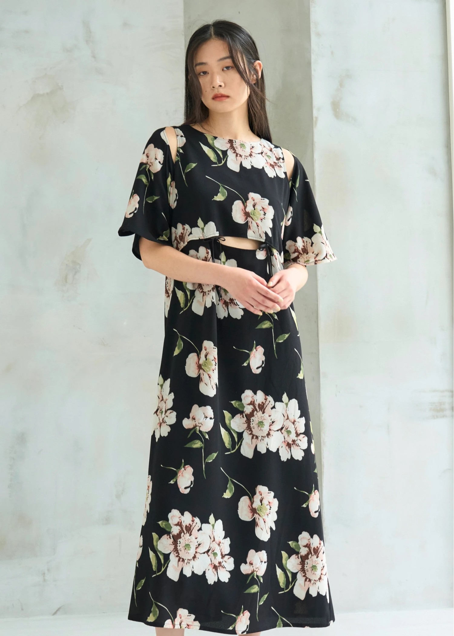 hollow out big flower OP