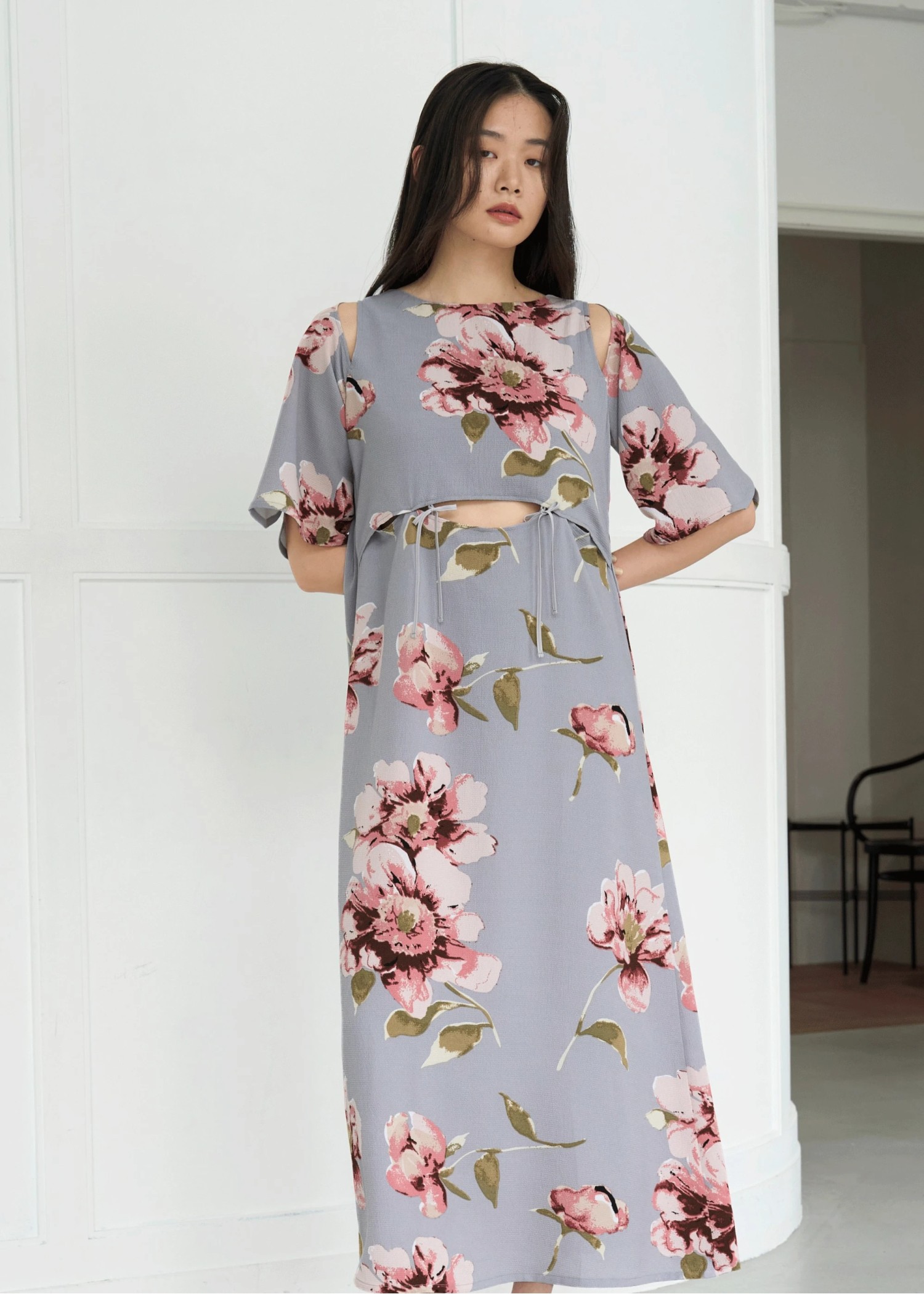 hollow out big flower OP