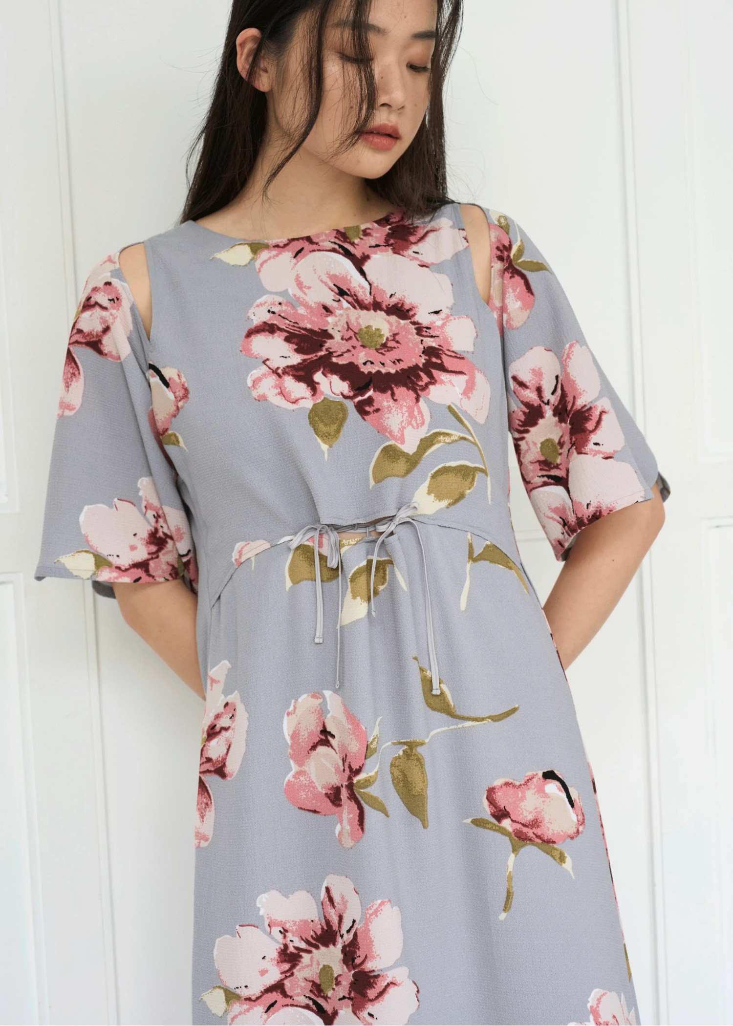 hollow out big flower OP