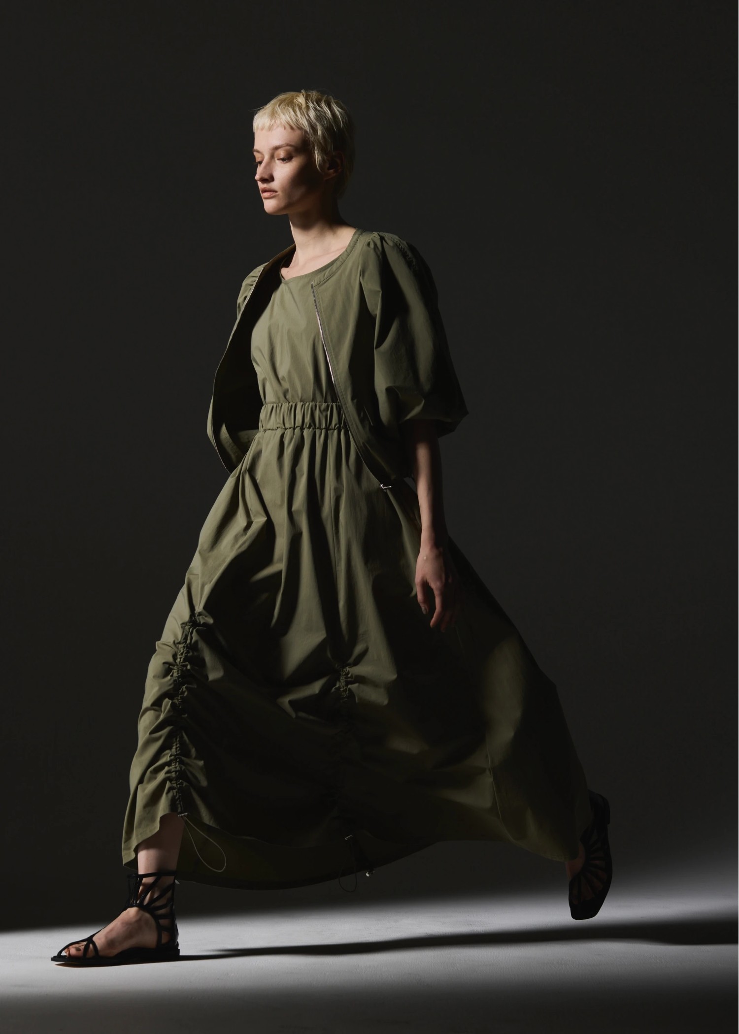 docking drawstring skirt tank OP