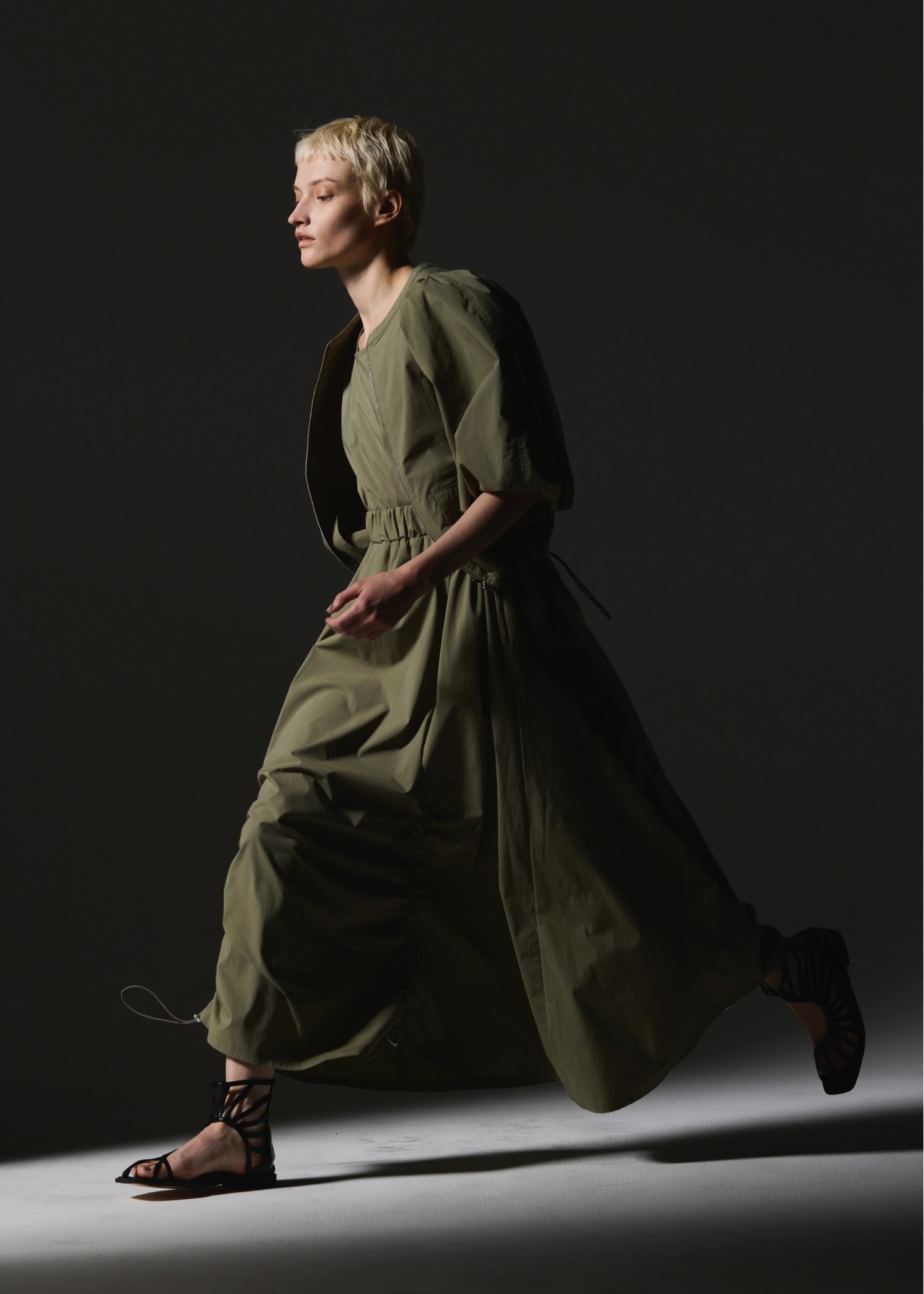 docking drawstring skirt tank OP