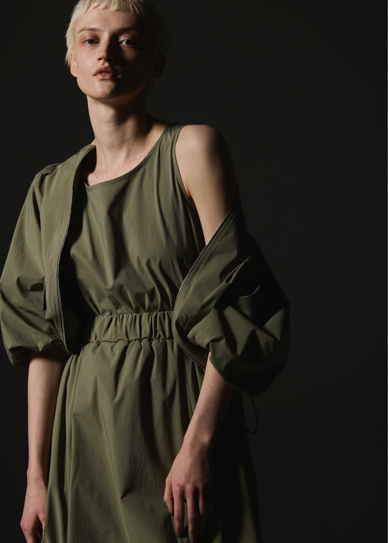 docking drawstring skirt tank OP