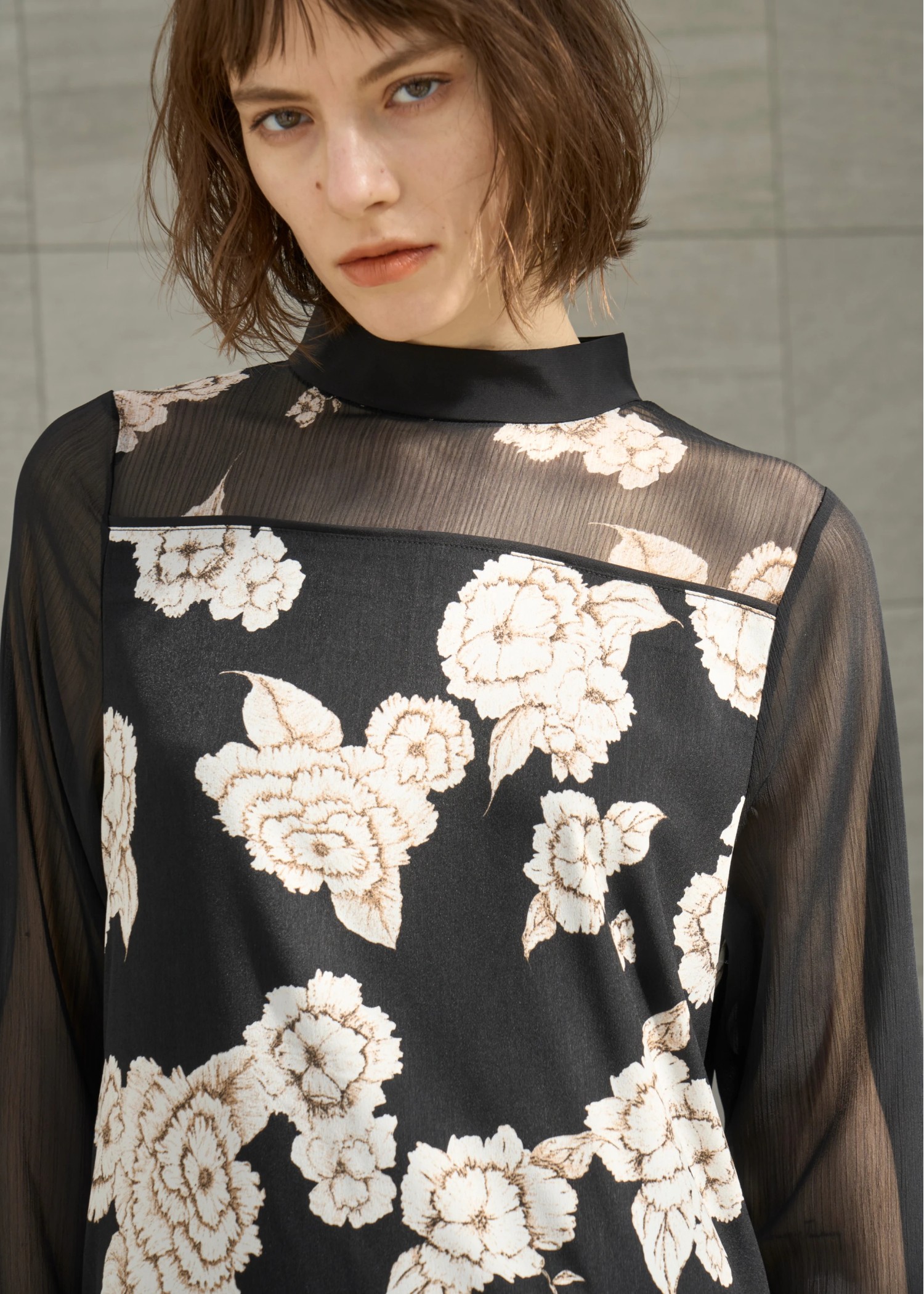 sheer big flower switching OP