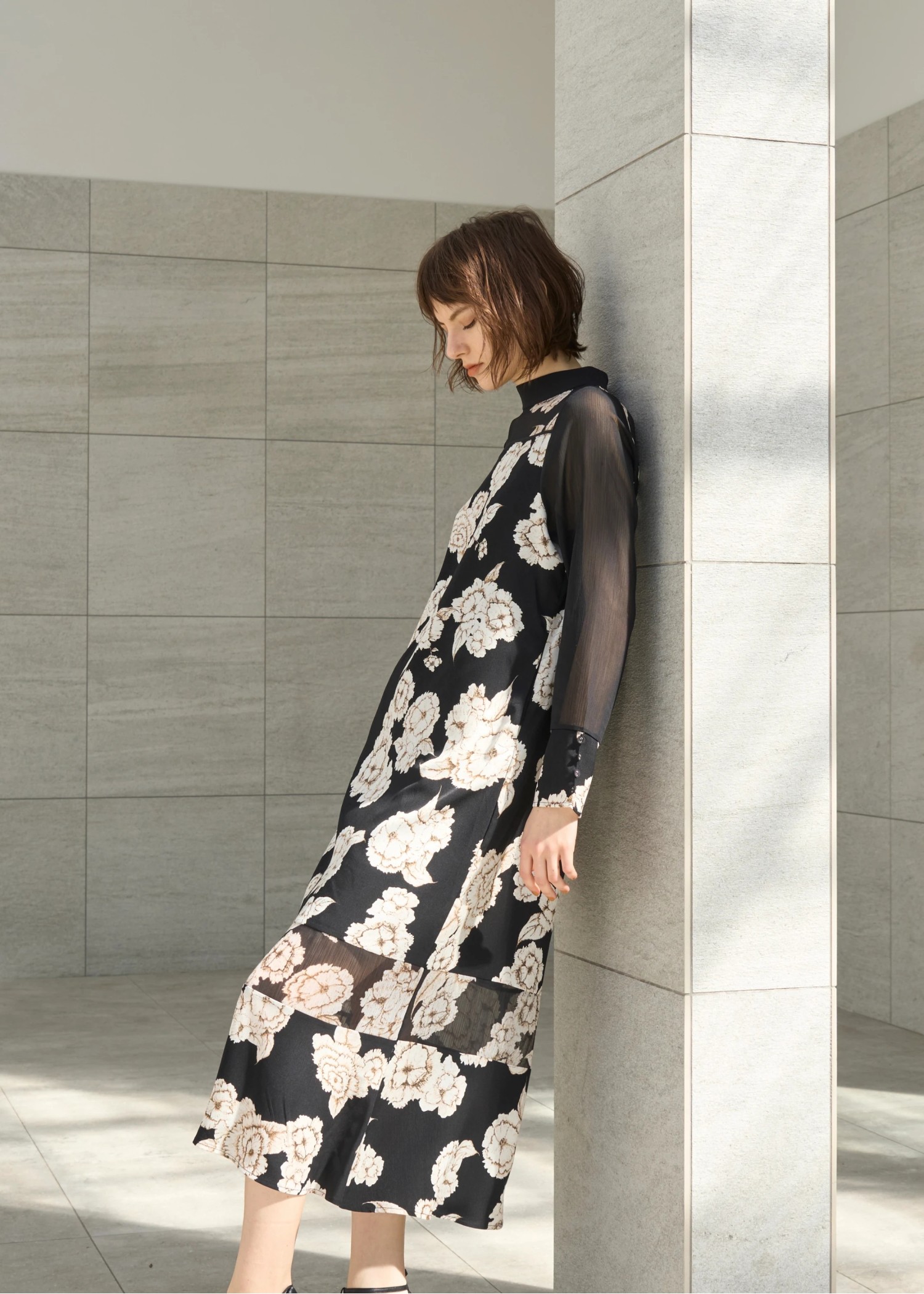 sheer big flower switching OP