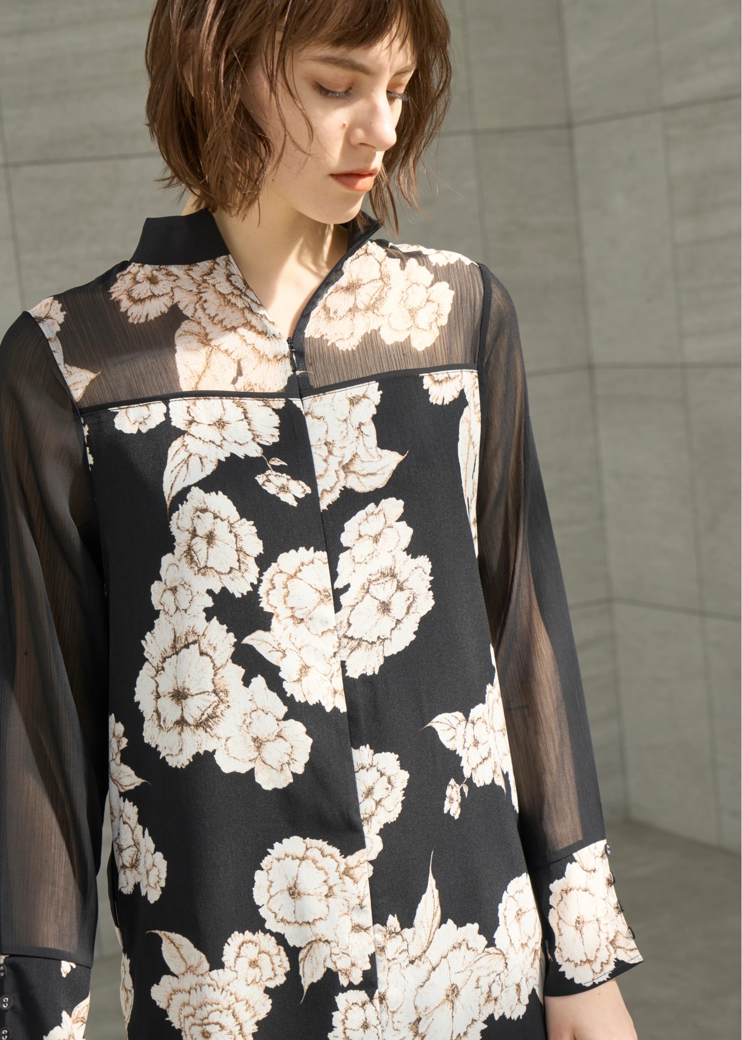 sheer big flower switching OP