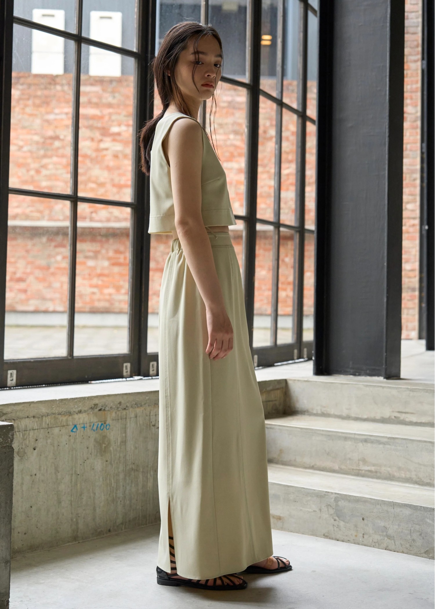 georgette removal stitch work 2piece OP