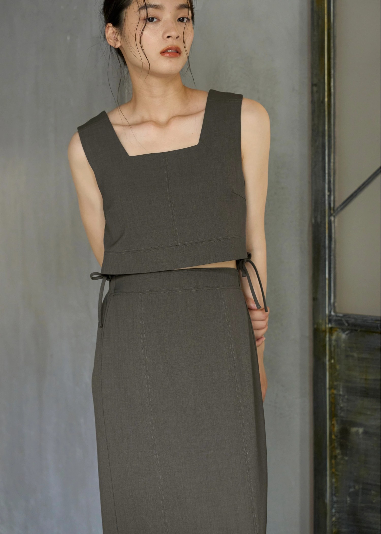 georgette removal stitch work 2piece OP