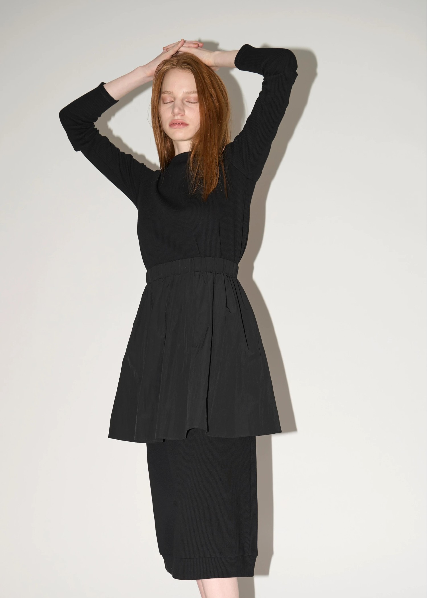 gather bare tops combination rib OP