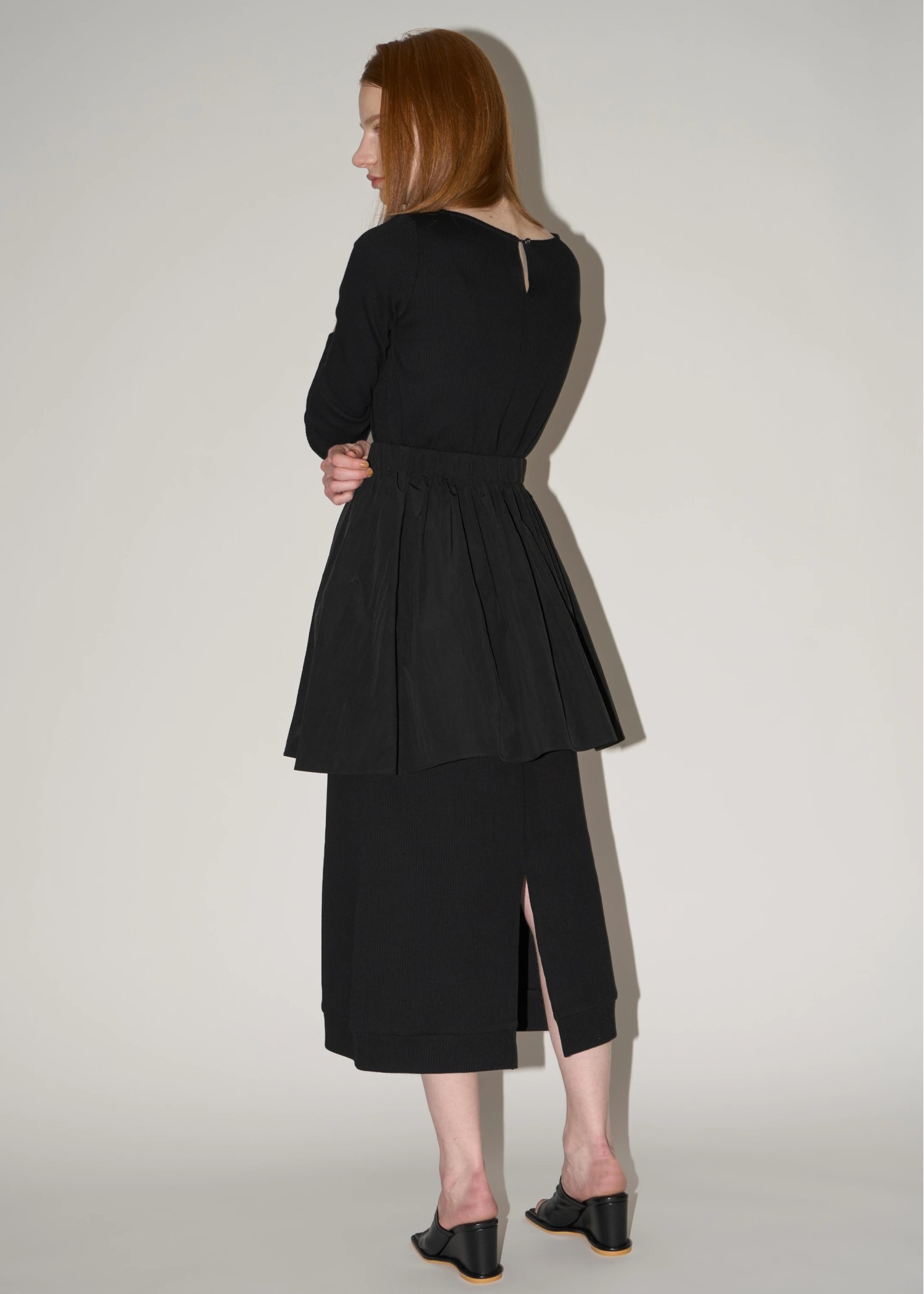 gather bare tops combination rib OP