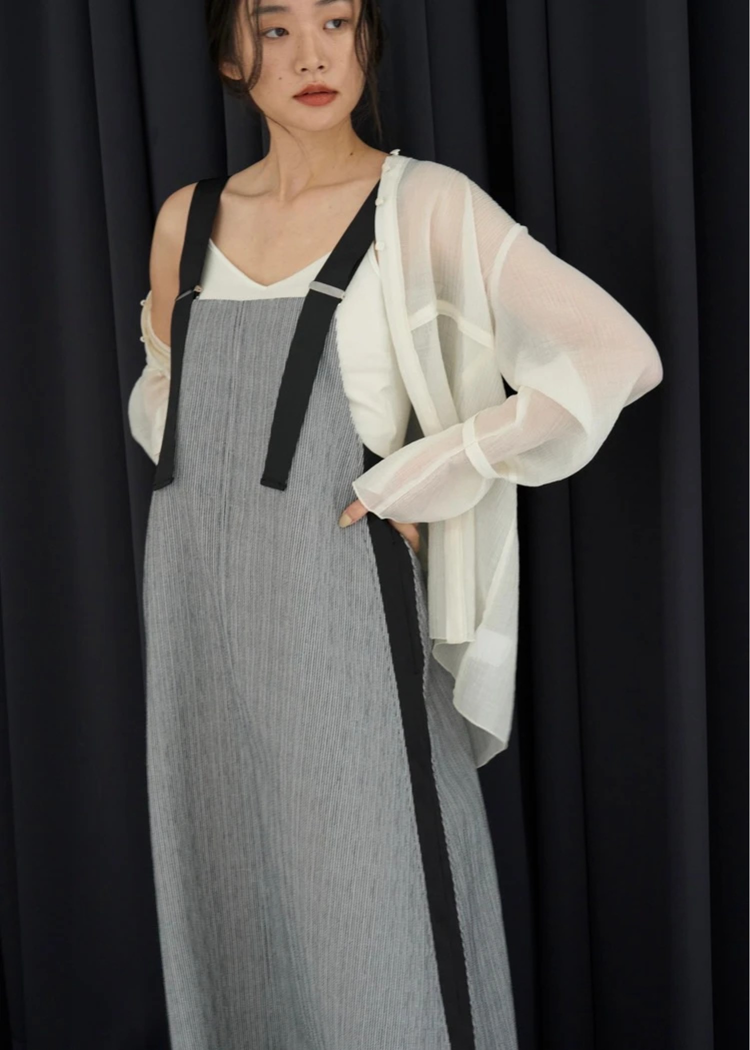 grosgrain tape suspenders stripe OP