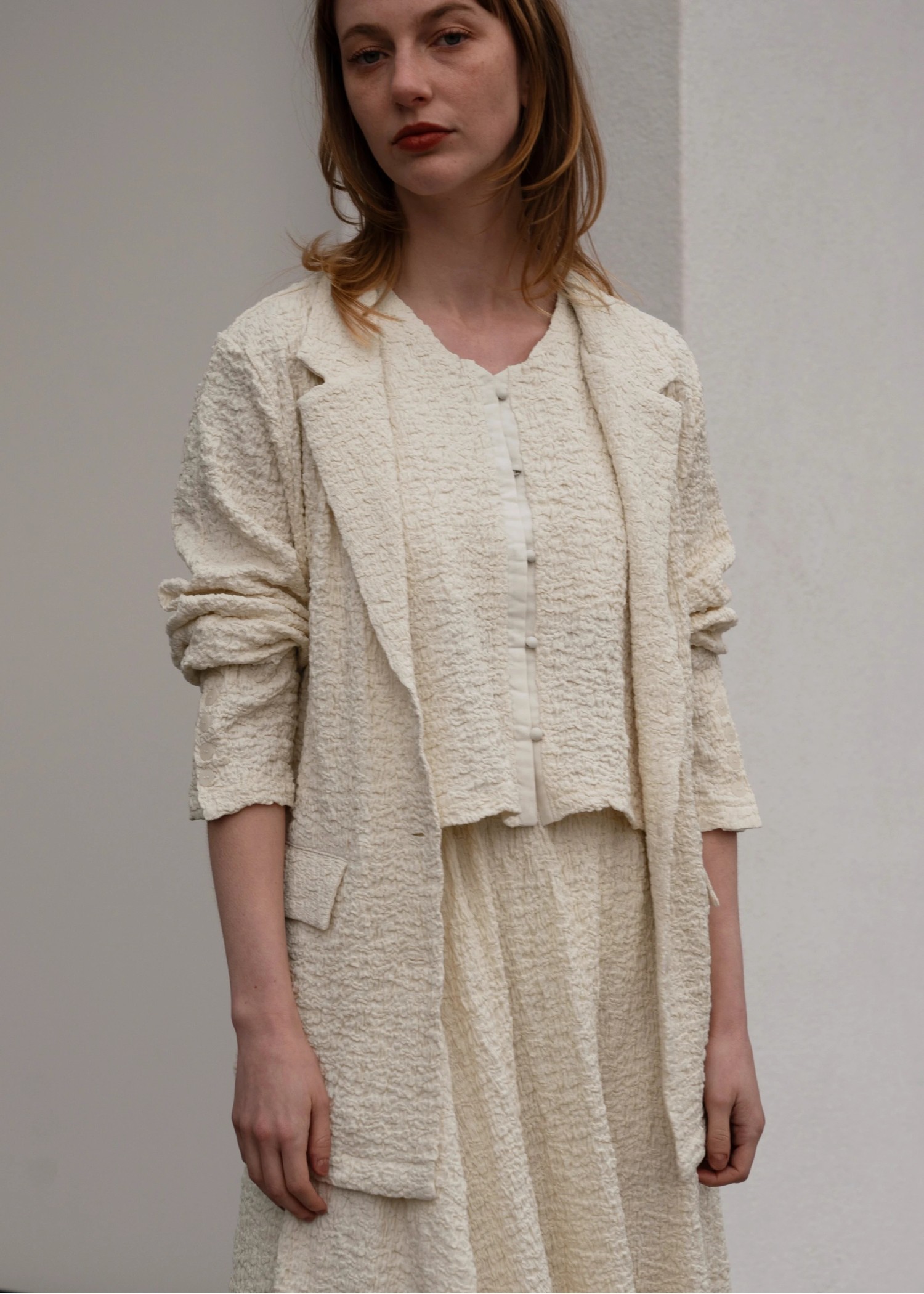 matelasse comfortable tailored JK