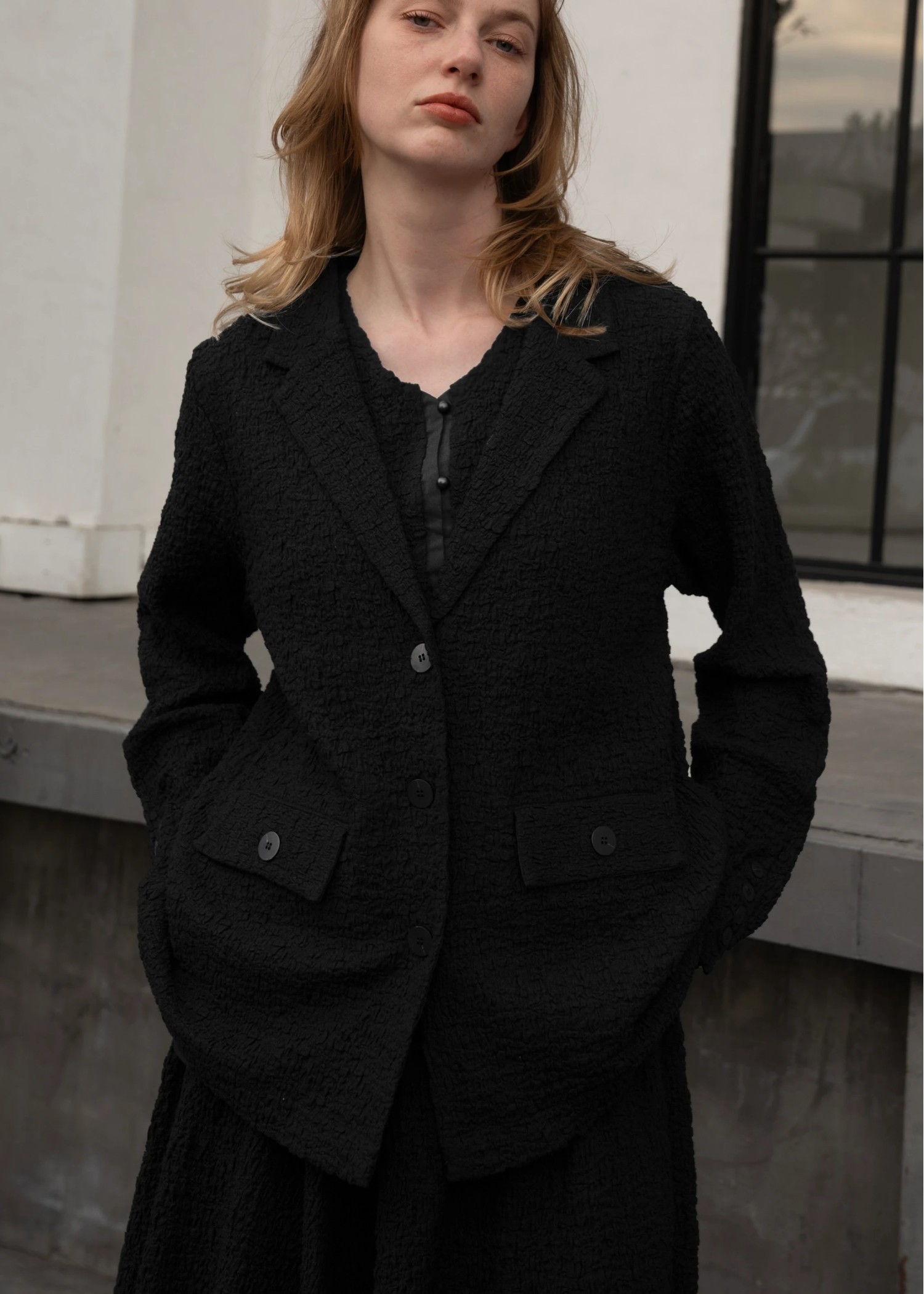 matelasse comfortable tailored JK