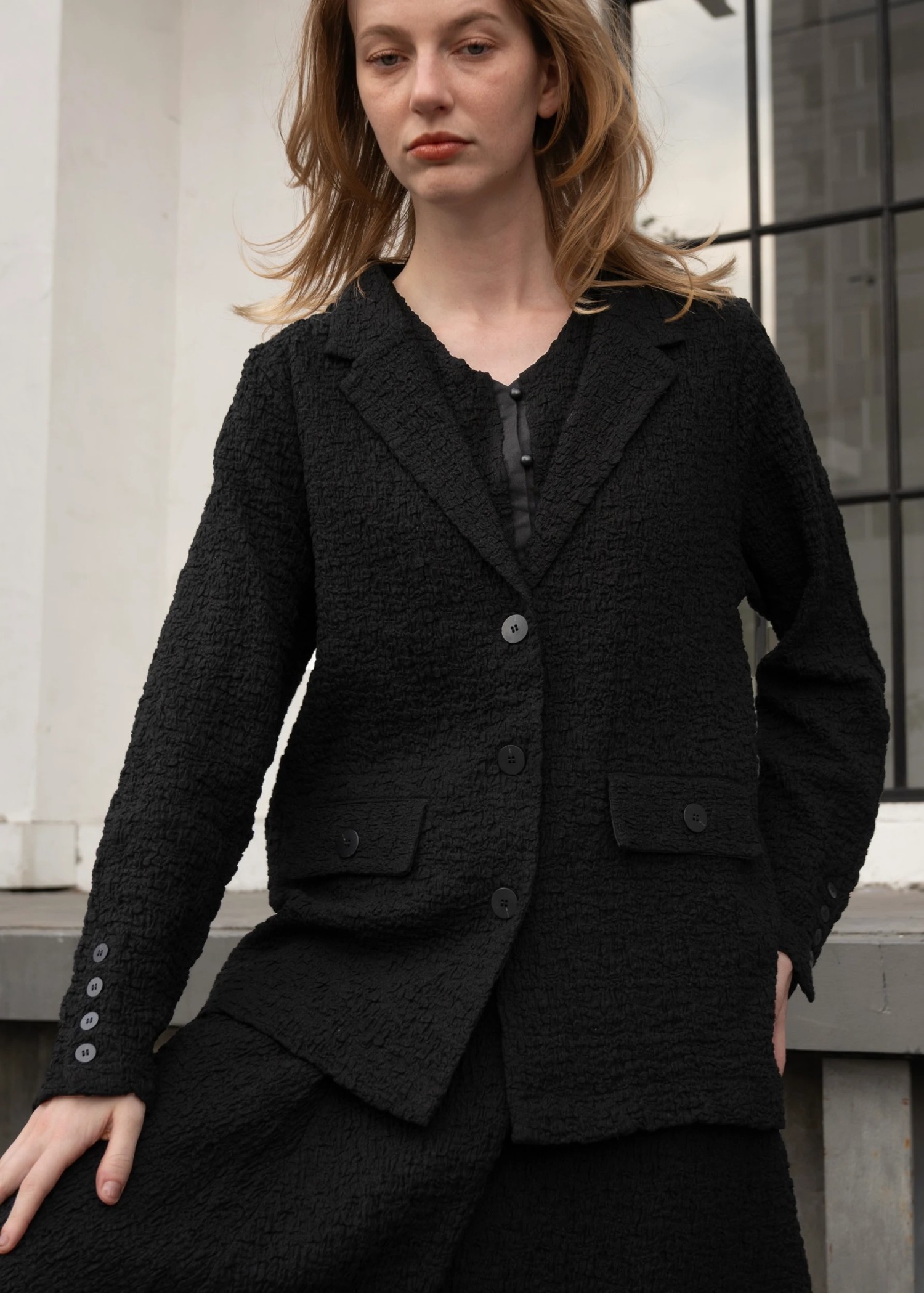 matelasse comfortable tailored JK