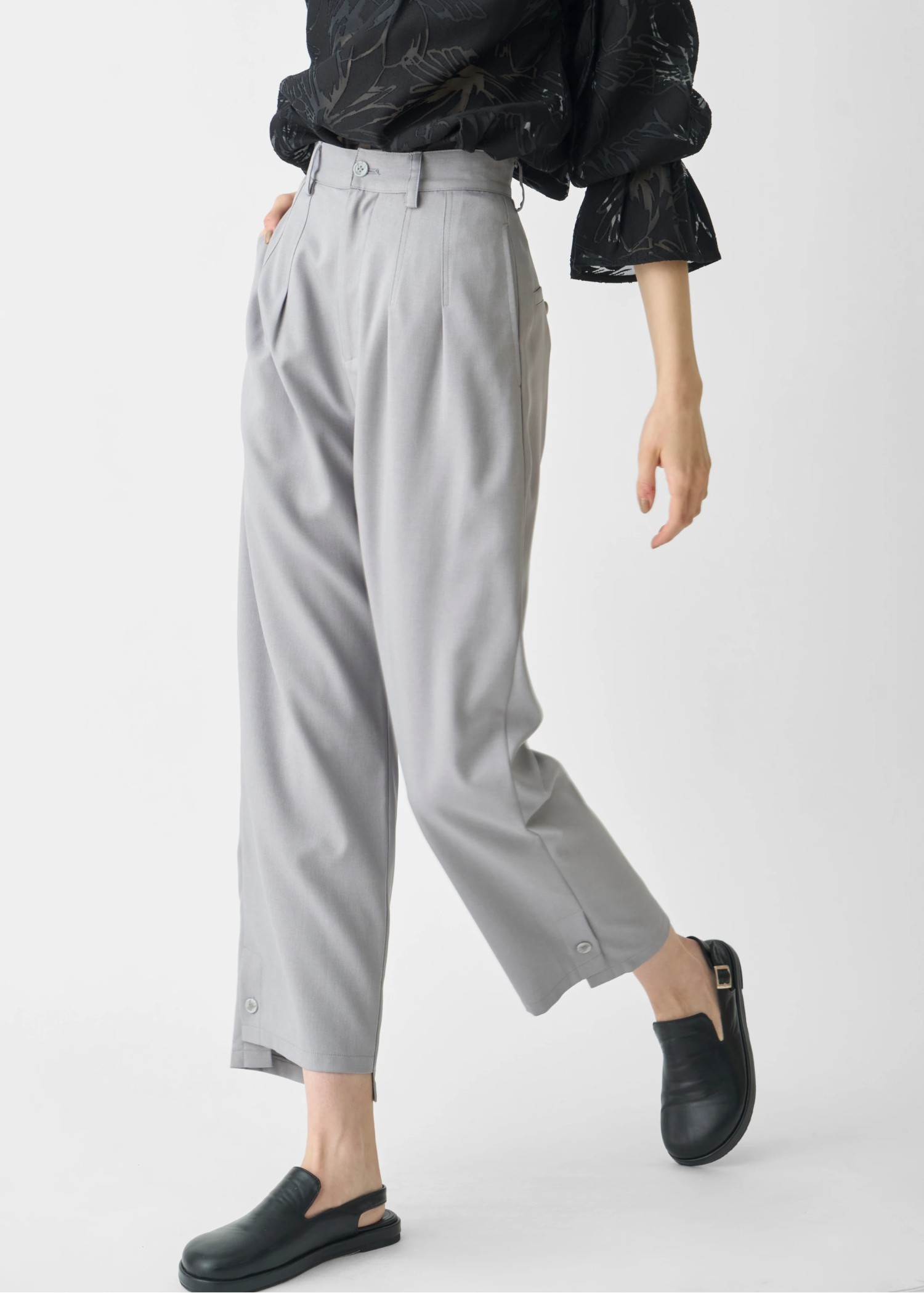 button step hem cool touch tuck PT